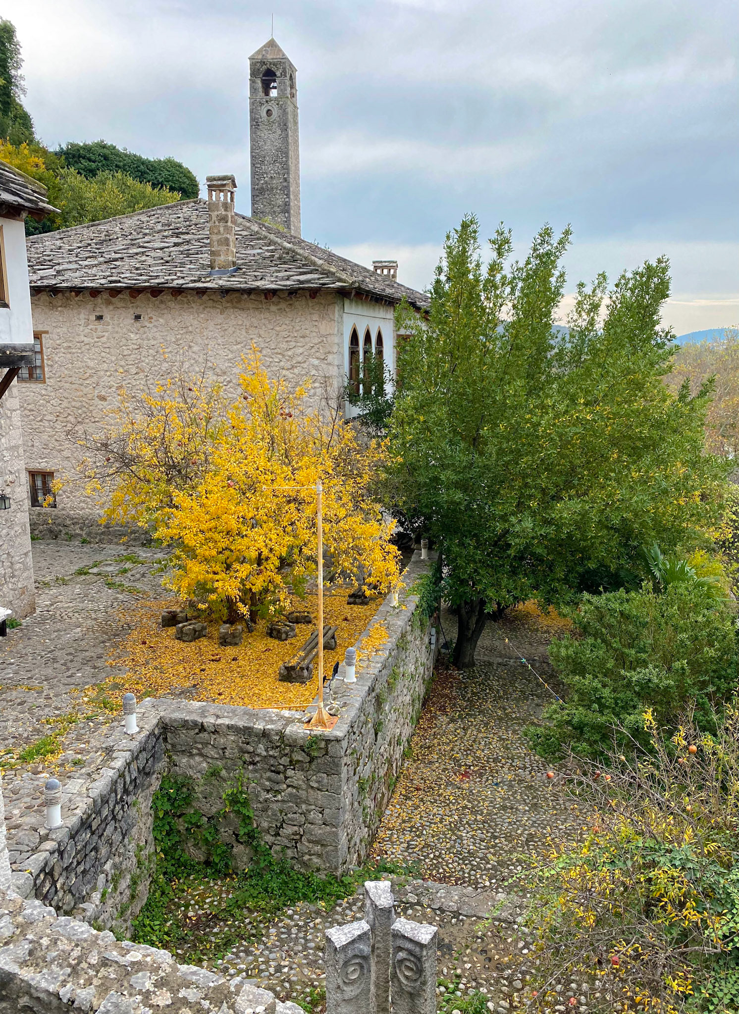 Clock Tower and Courtyard, Počitelj