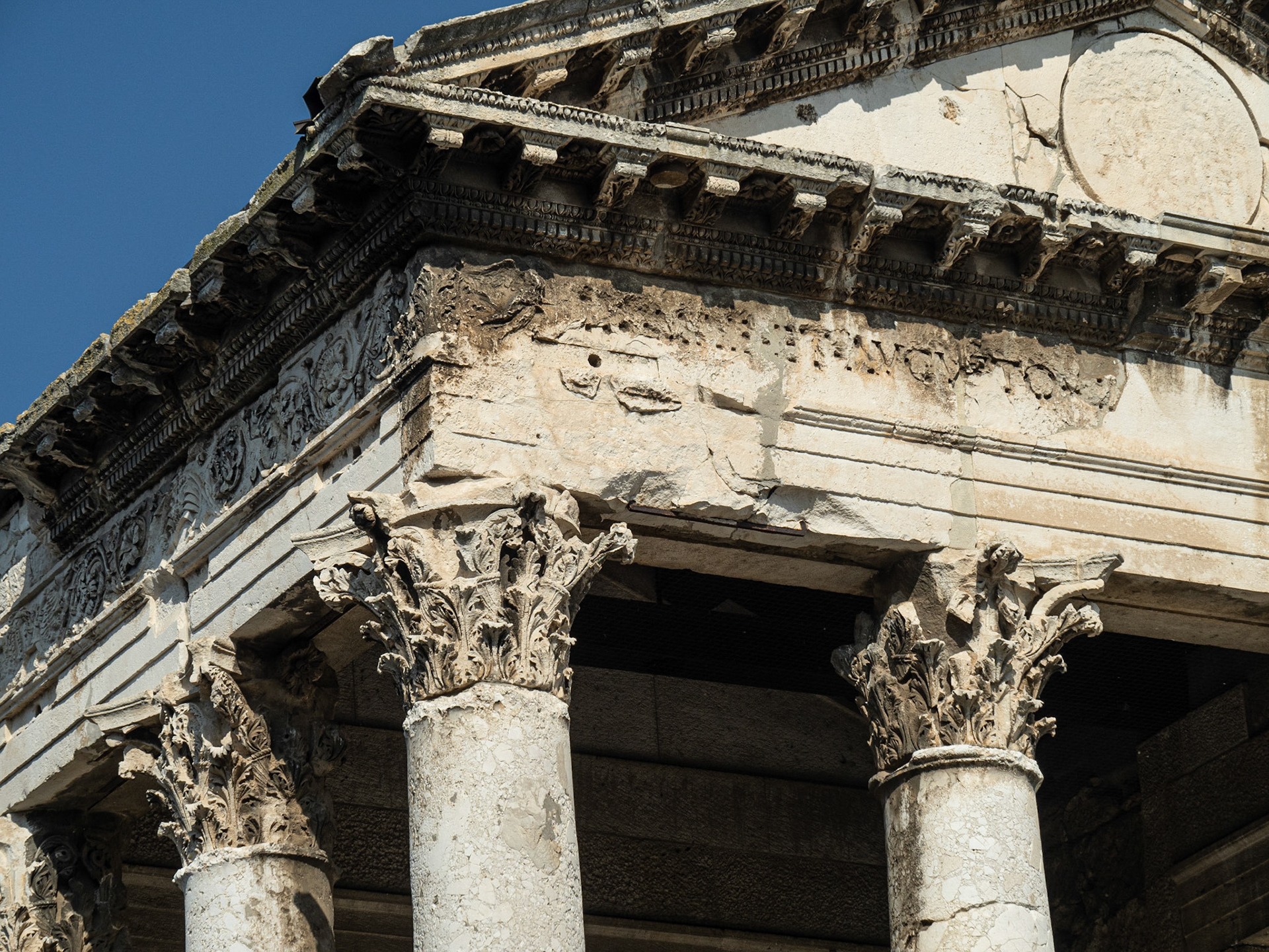 Temple of Augustus Detail, Pula