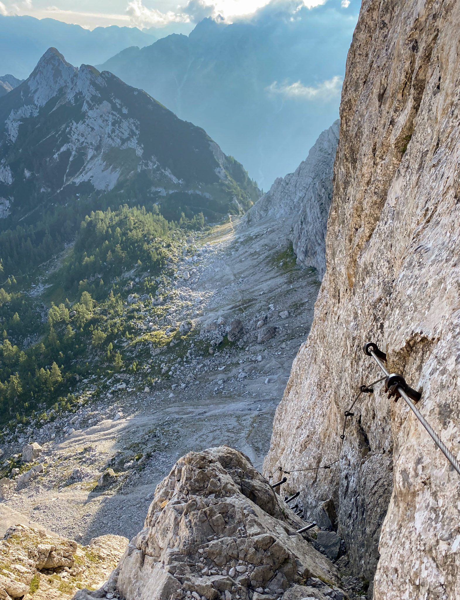 Mala Mojstrovka Via Ferrata View