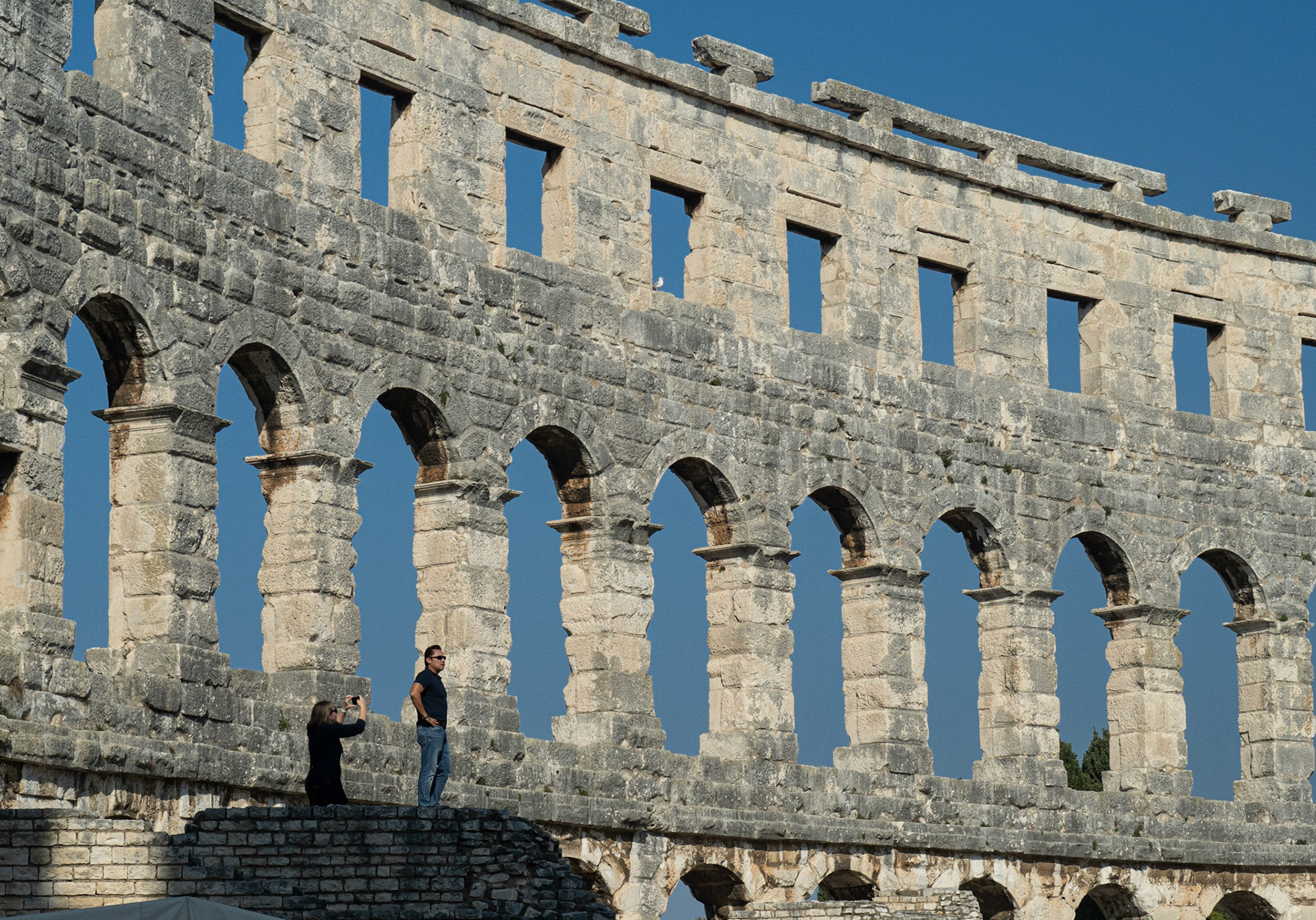 Ampitheater Detail, Pula