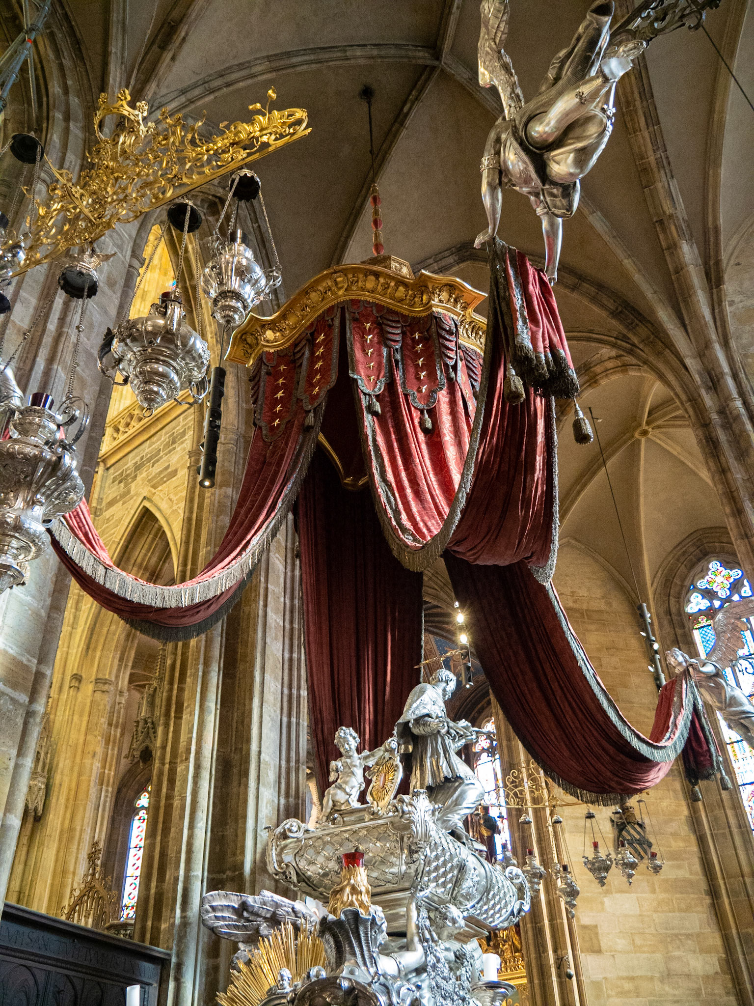 Tomb of St John of Nepomuk, St Vitus Cathedral