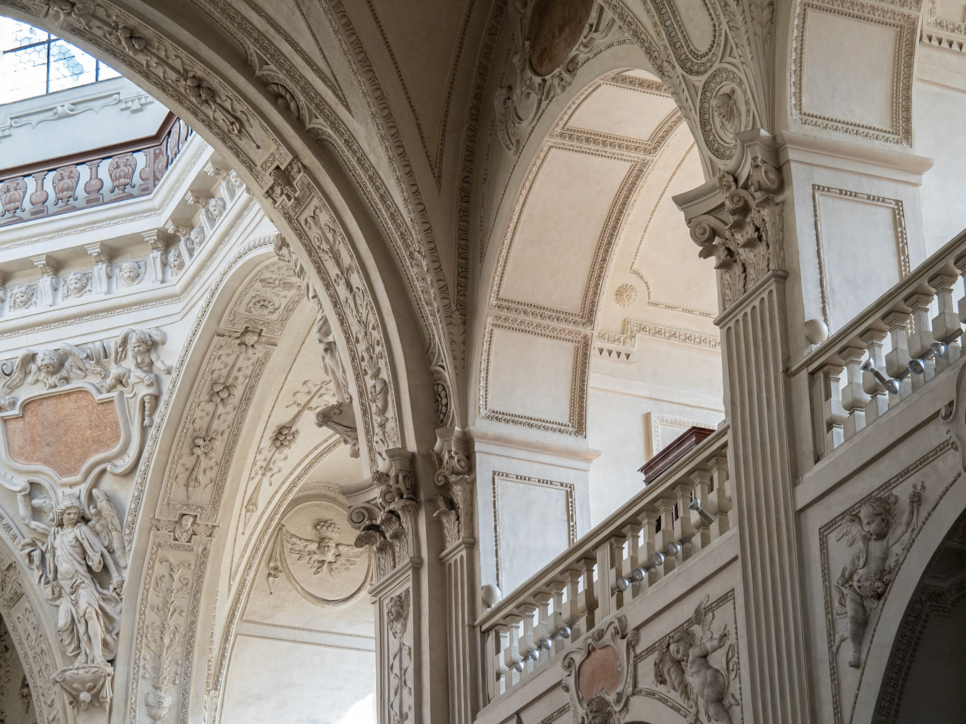 Gallery and Dome Detail, Church of St. Salvator