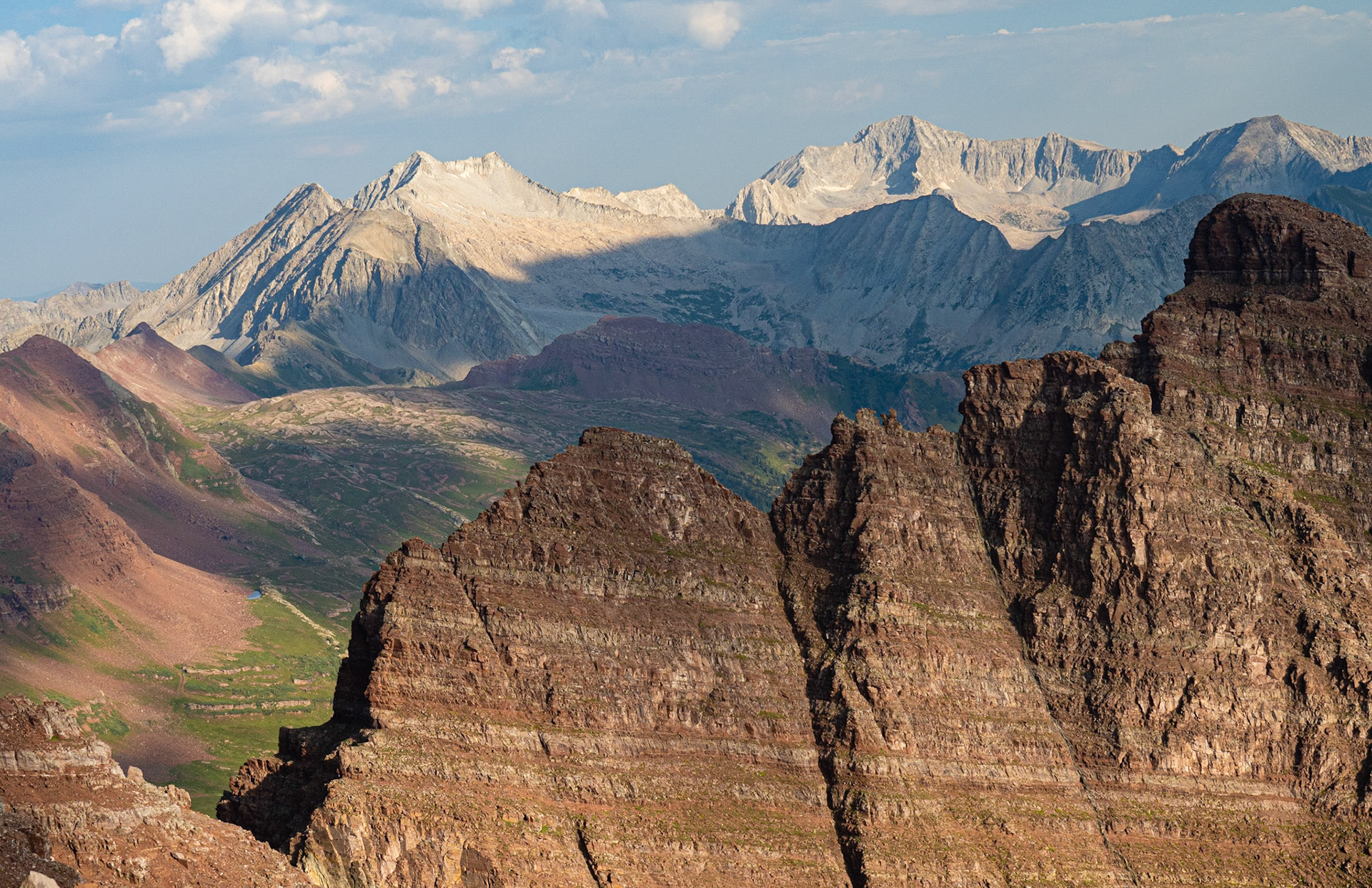 Snowmass &amp; Capitol from N Maroon (North Maroon)
