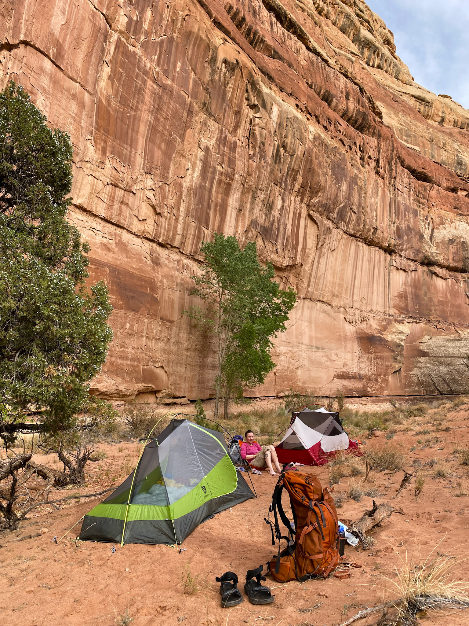 Pictograph Fork campsite