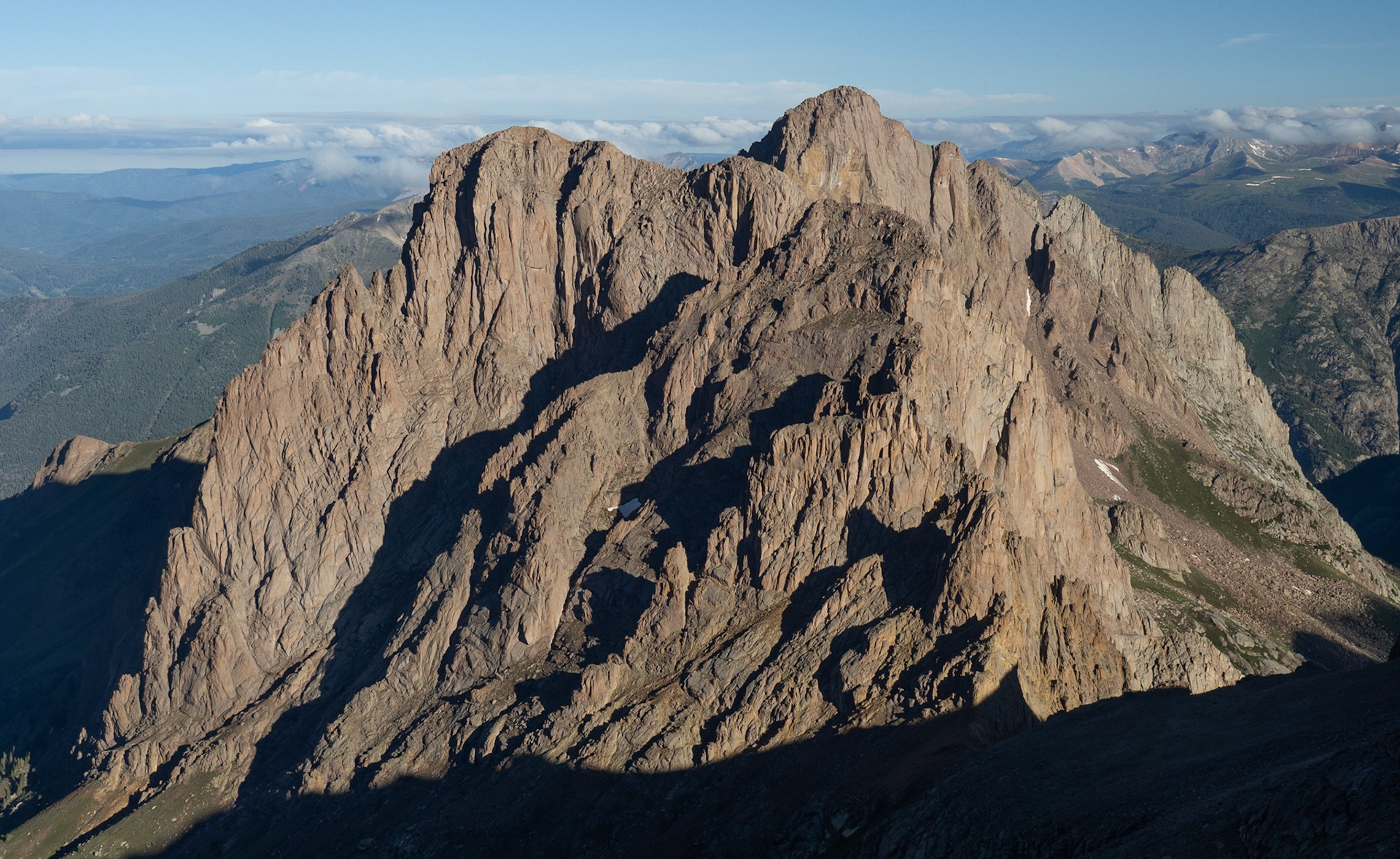 Turret Peak (Mt Eolus)