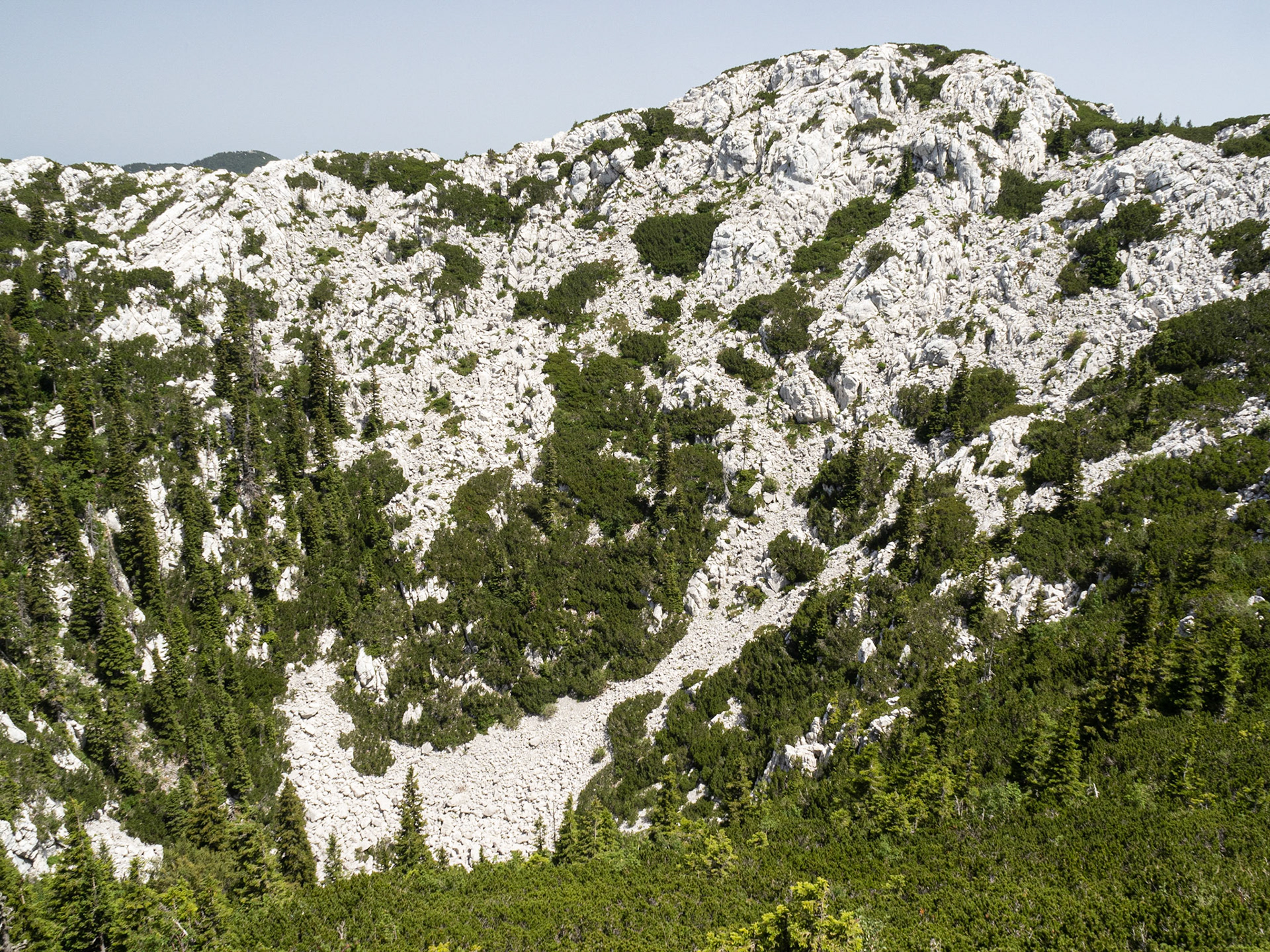 Mountain and Sinkhole