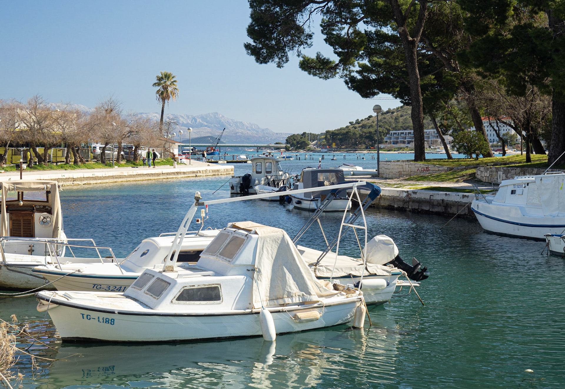 Looking East on the Bridge to Trogir