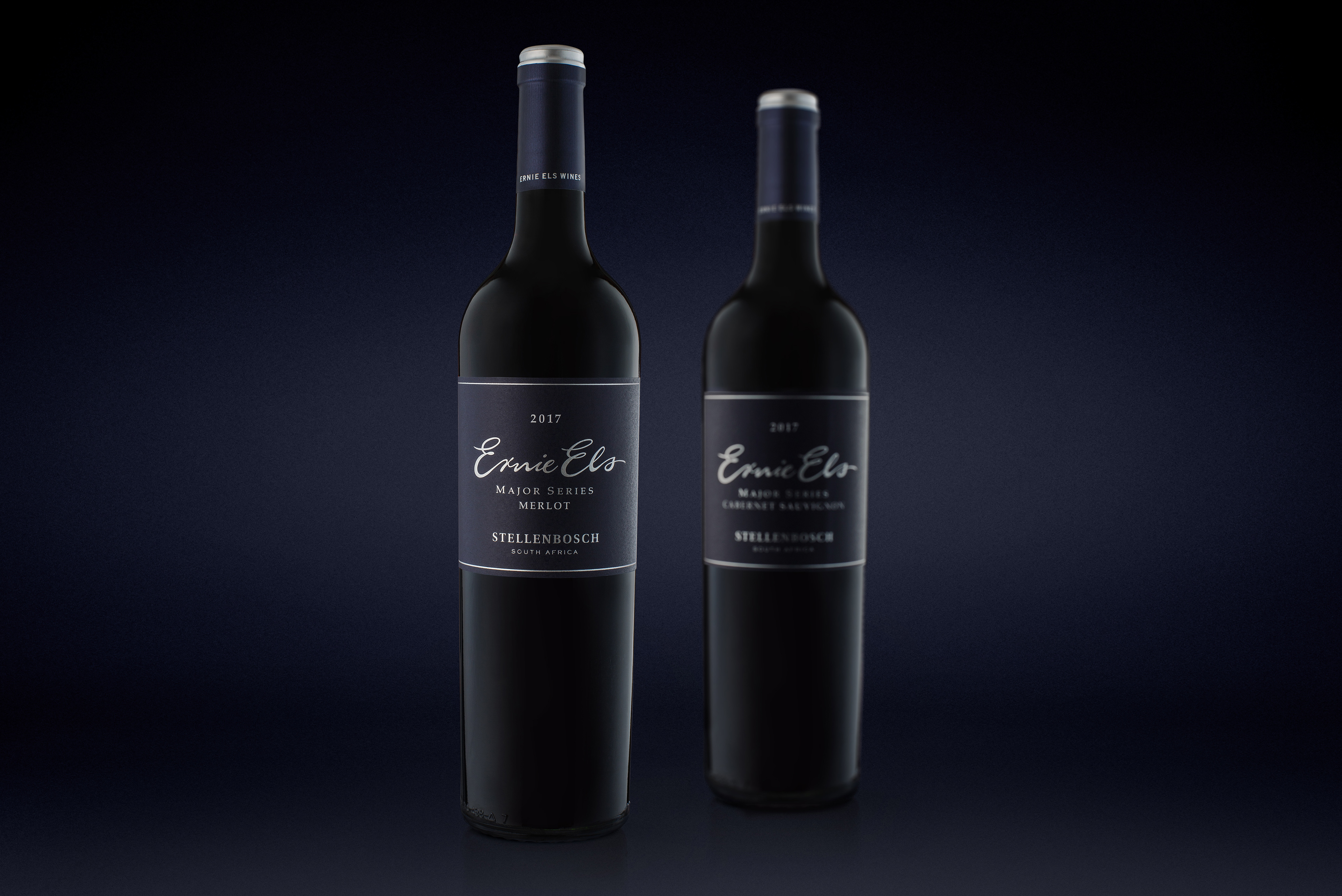 Ernie Els Major Series wine label design