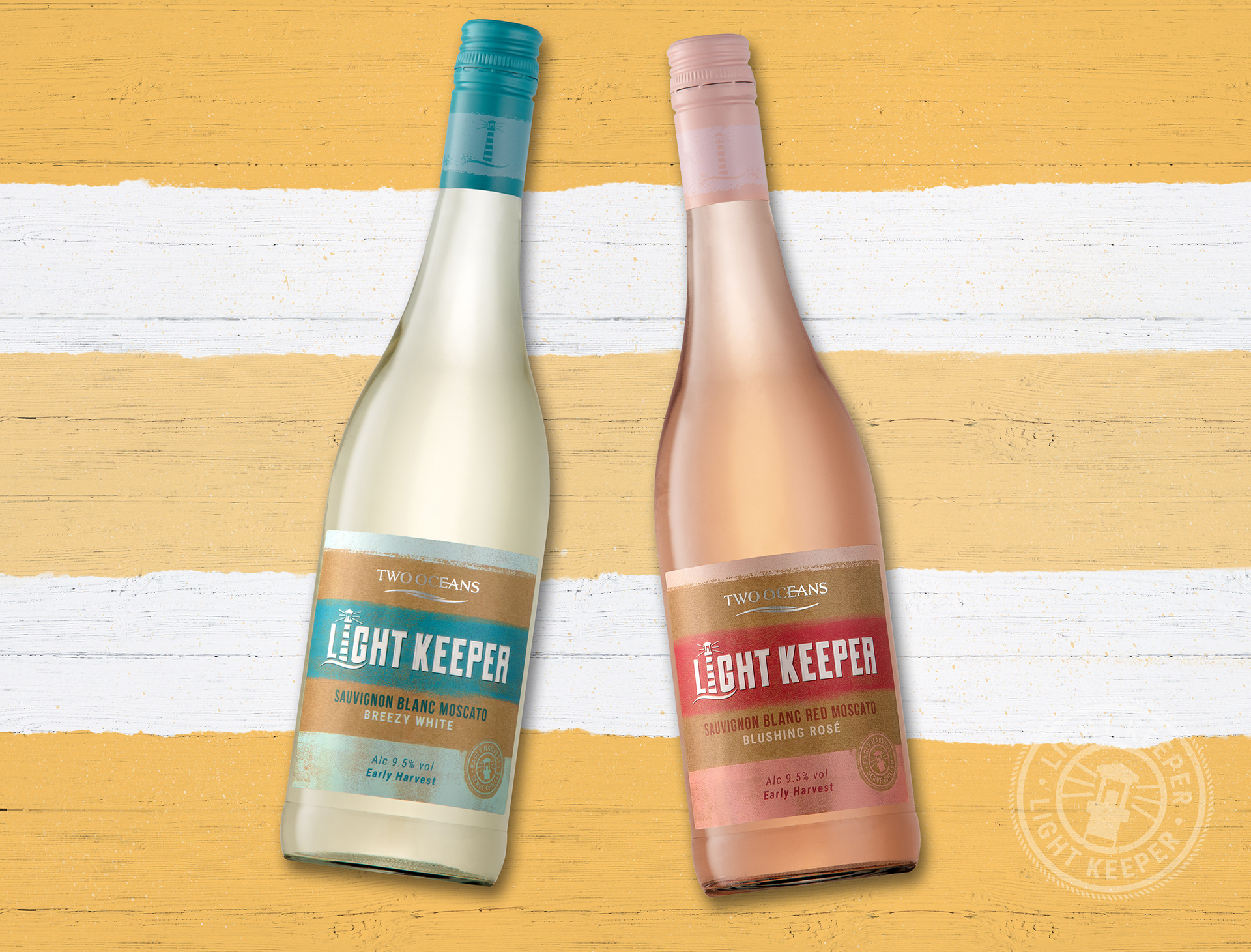 Light Keeper wine label design for Distell
