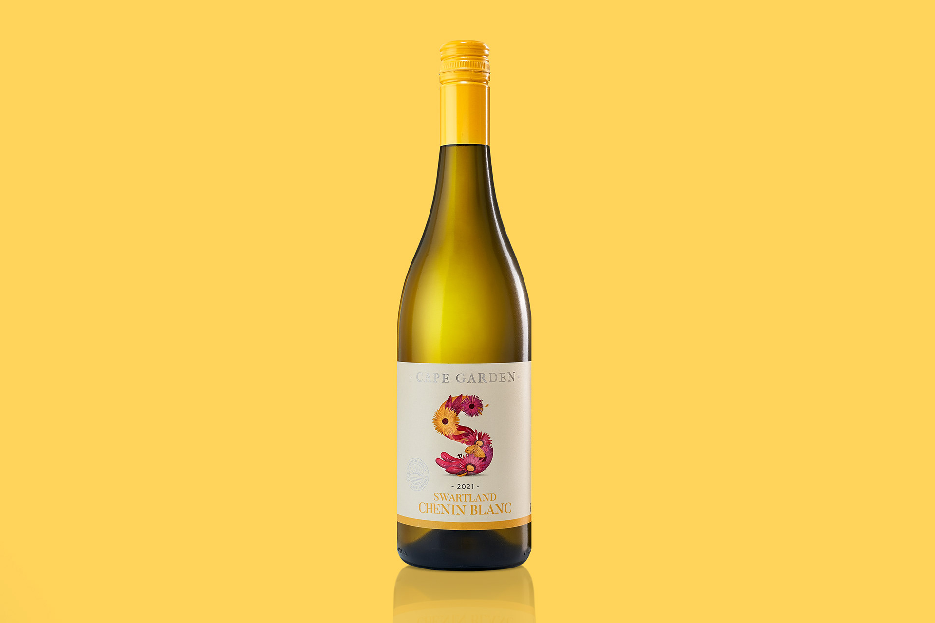 Cape Garden Swartland Chenin Blanc wine label design