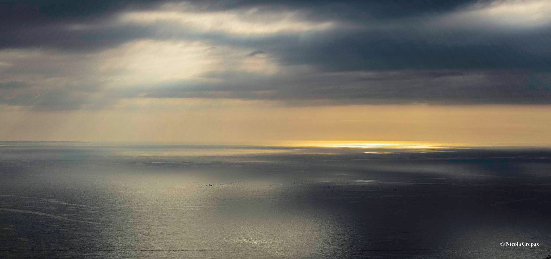 Nicola Crepax - Il tramonto sulle barchette