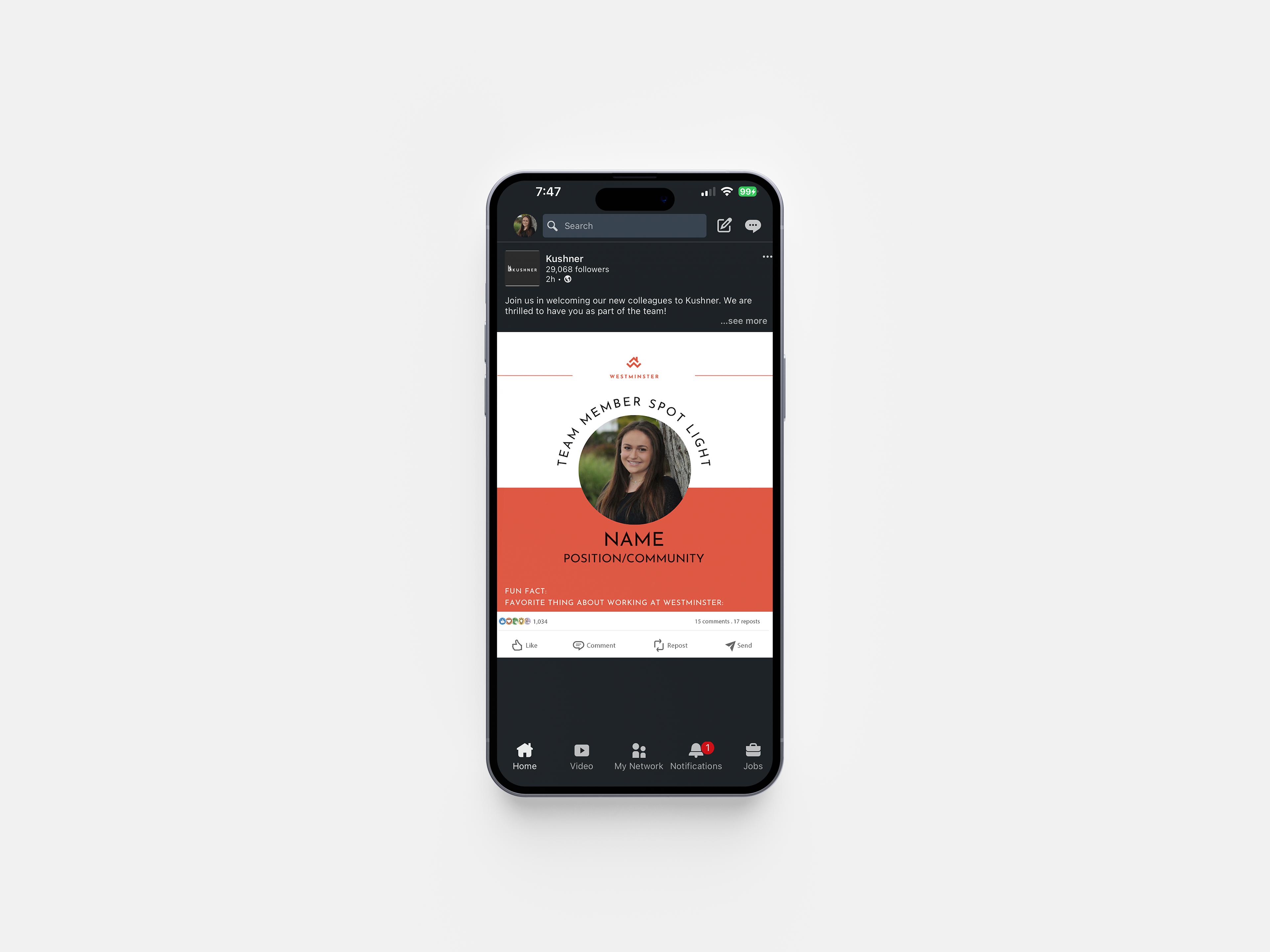Spotlight Template