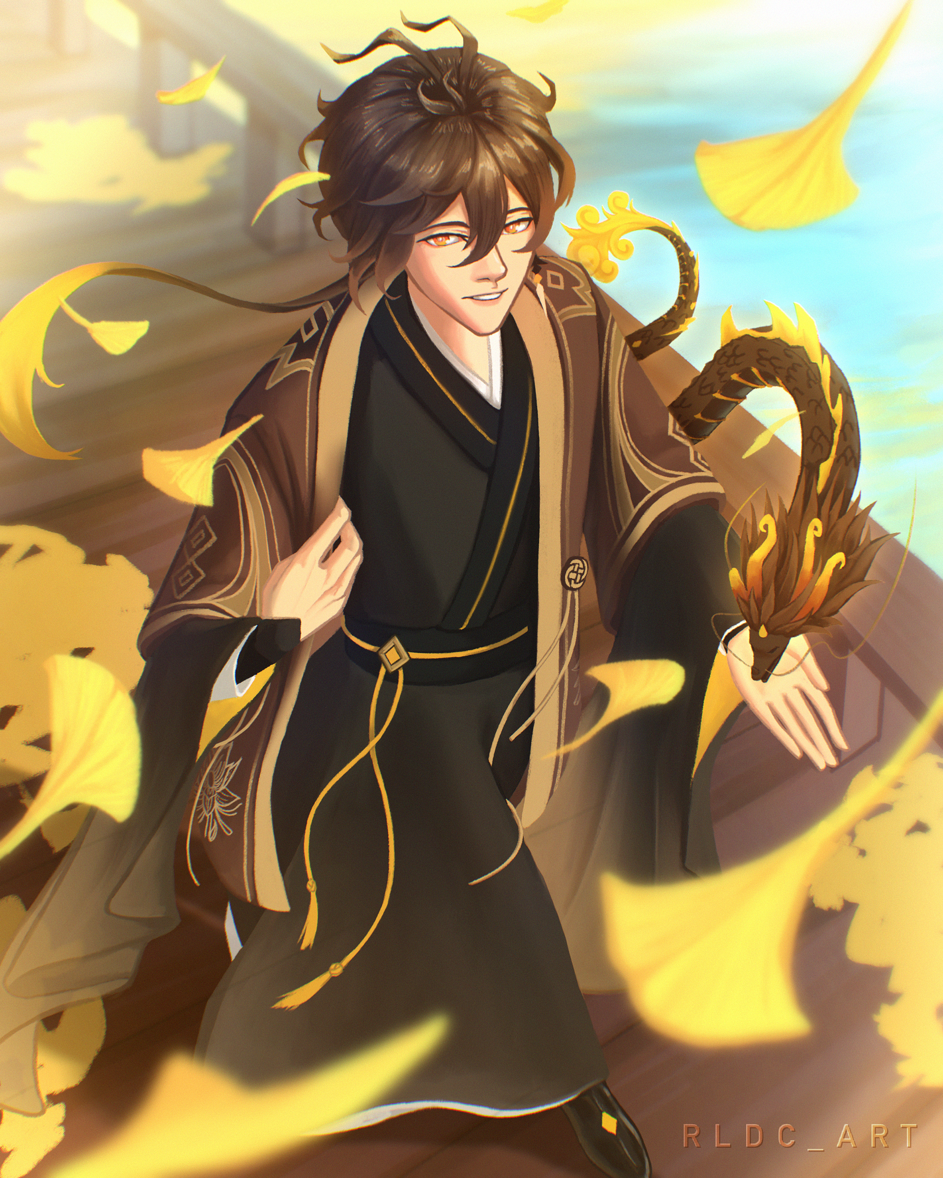 Venti's Vision: Zhongli Robe