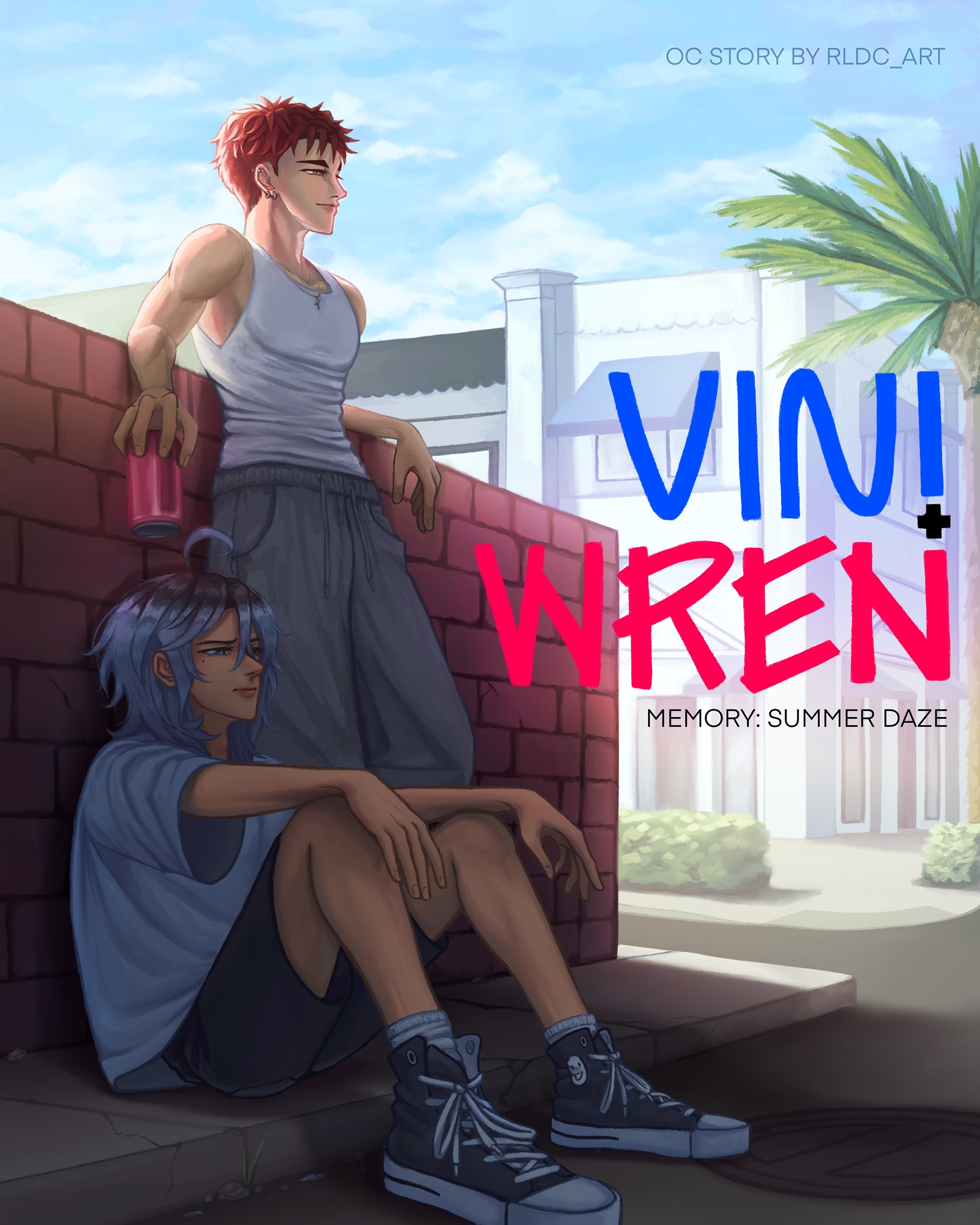 Vini + Wren Summer Manga Cover
