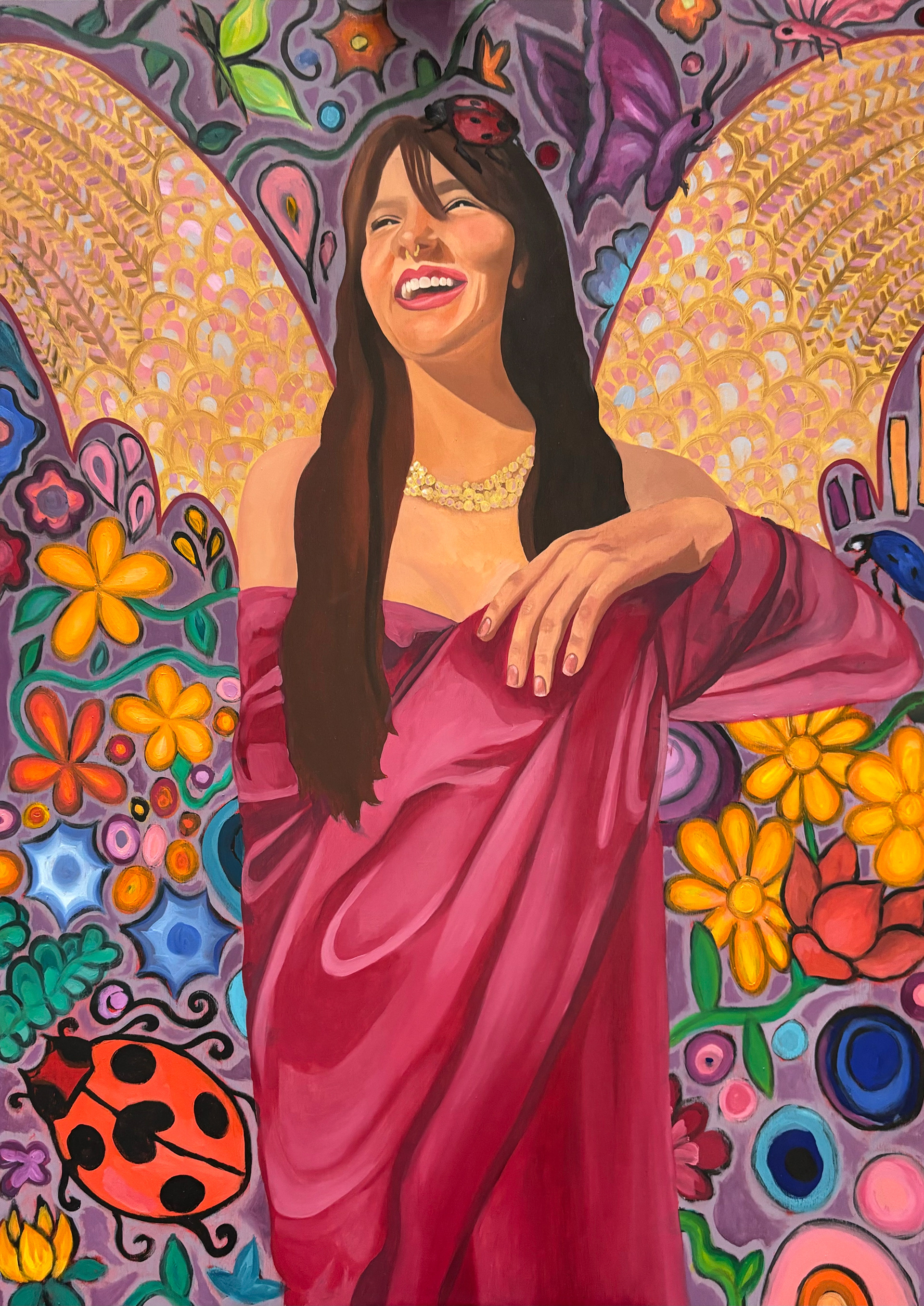 Girl with wings, 2024