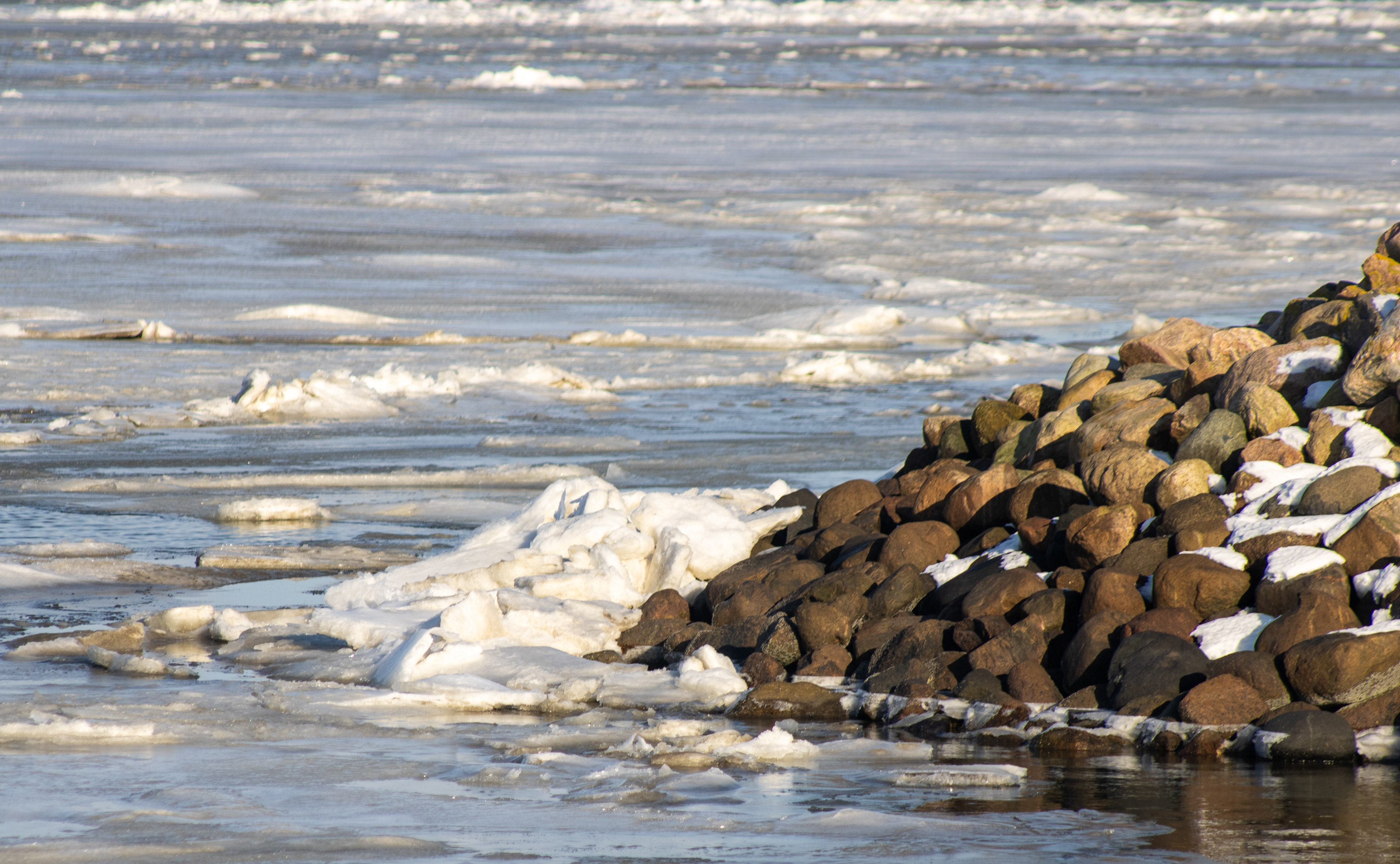 Fanø vinteren 2021 - Selv havet er frosset til is