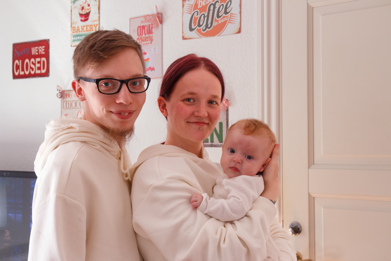 Christian, Gry og Luna - april 2025