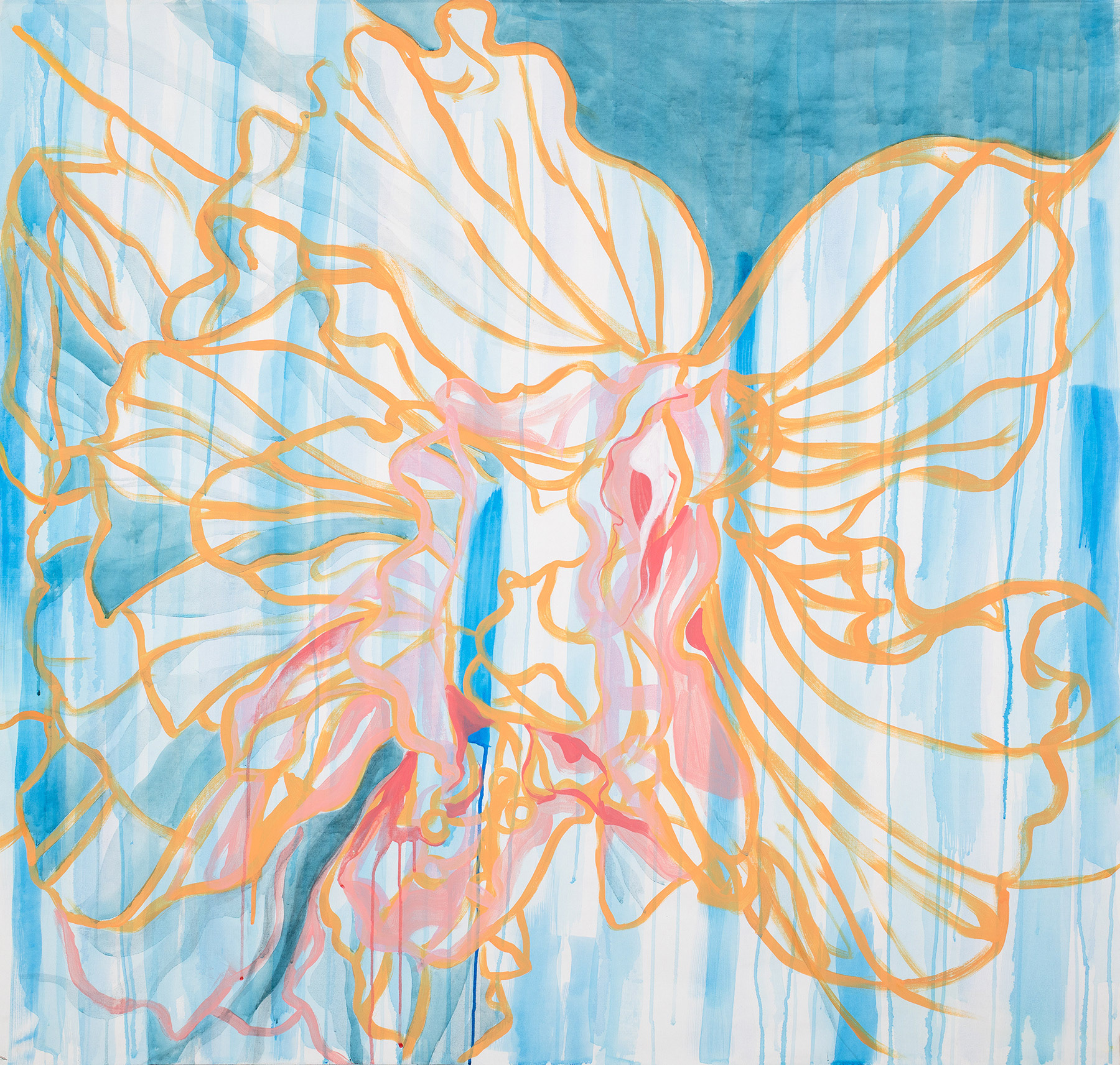 Periodical Disruption, 48" x 48", Acrylic on Canvas   $1,200