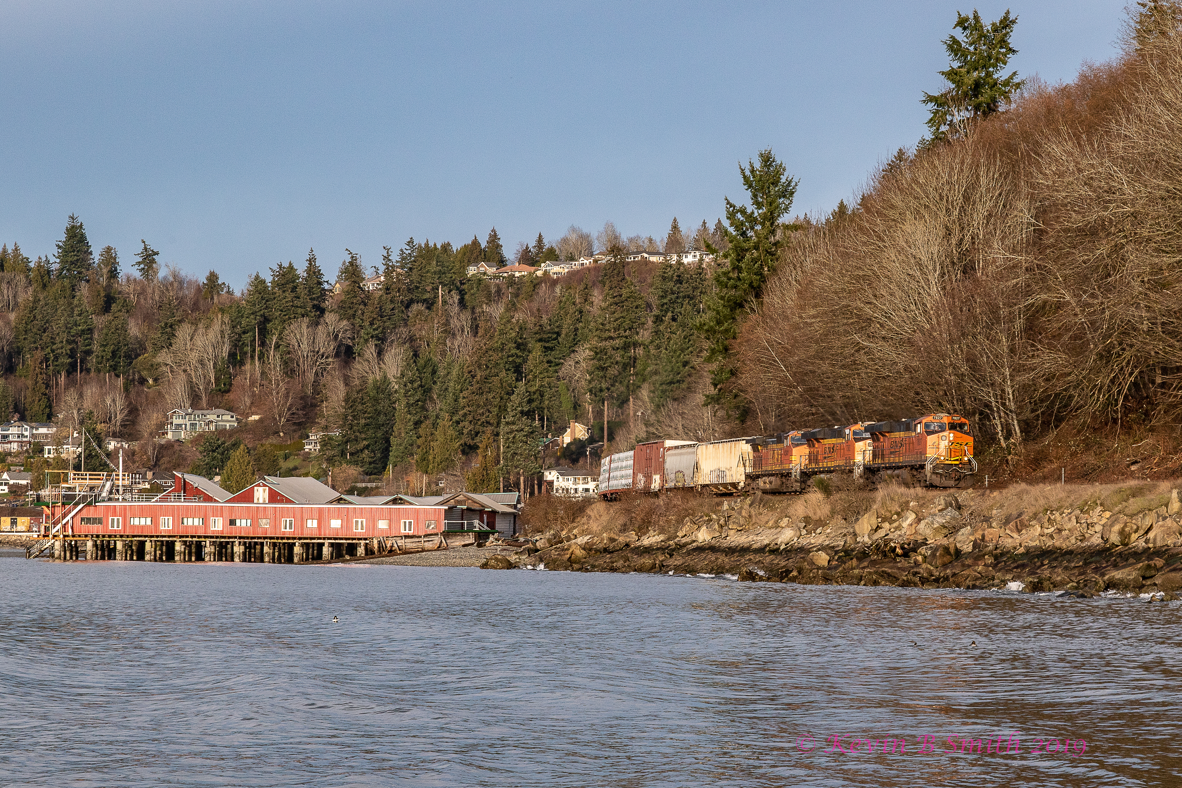 Dock to the North and Train