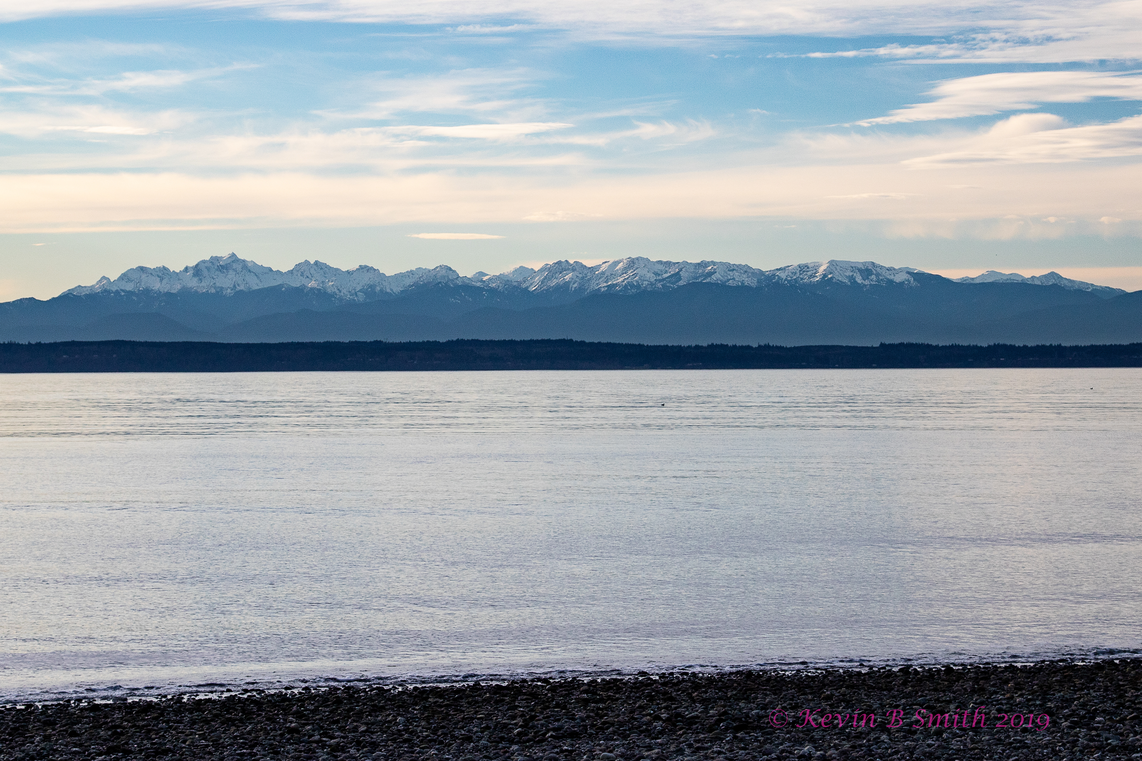 Olympic Mtns Across the Sound