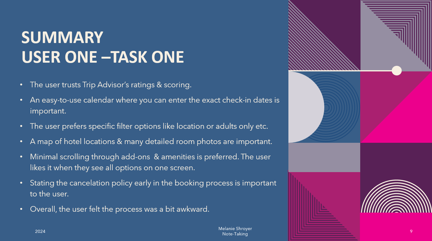 A summary page from the Note-Taking presentation.