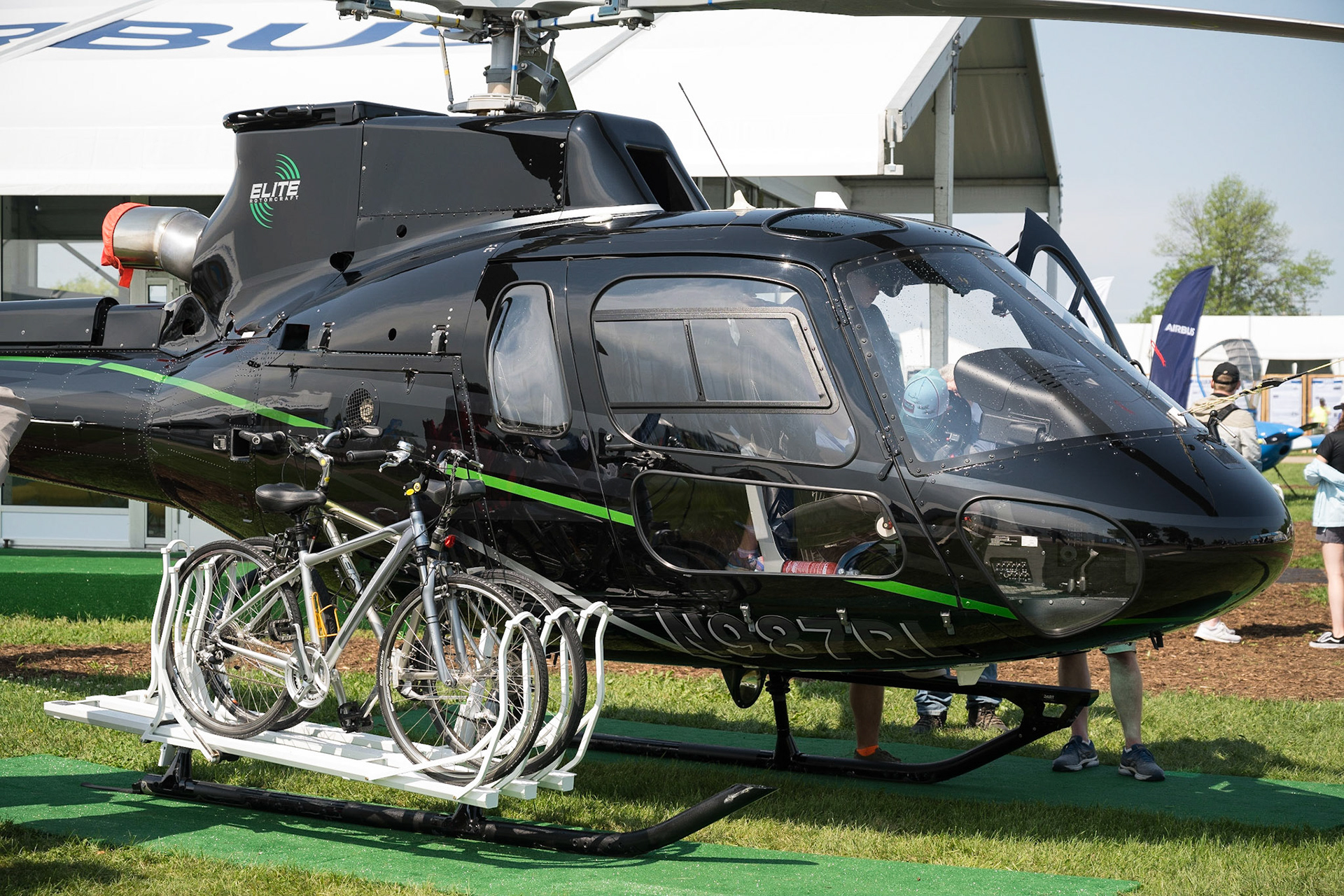 Fly to your bike path