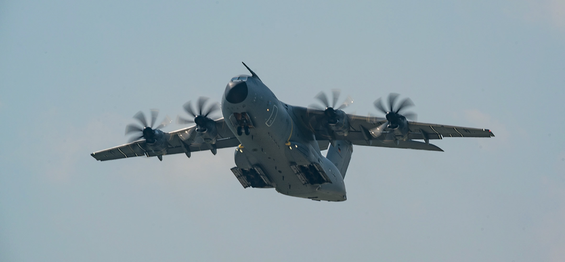 Airbus A400M departing OSH