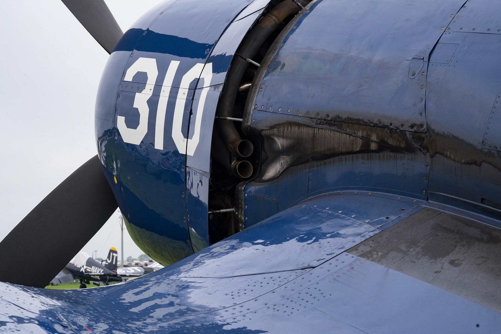 It goes round and round and comes out here