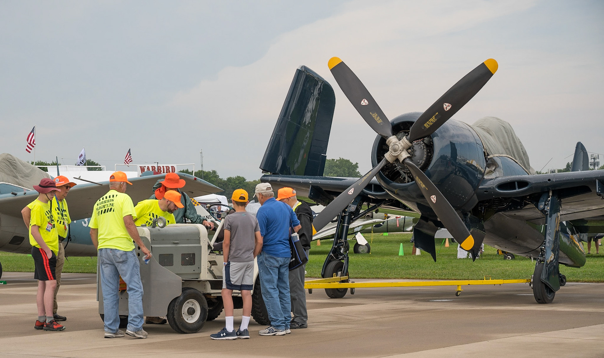 How Many People Does It Take To Tug A Bearcat?  Answer: 8.