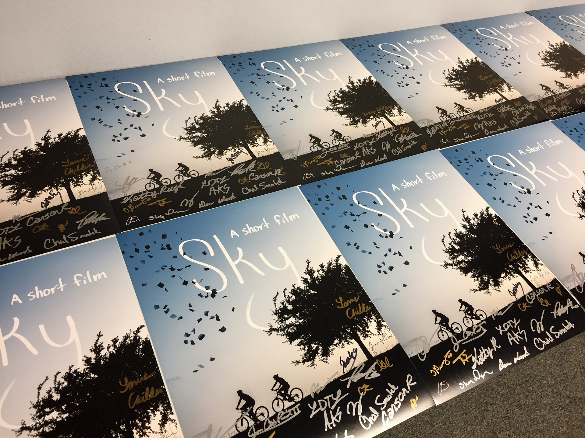 Signed posters for our generous donors!