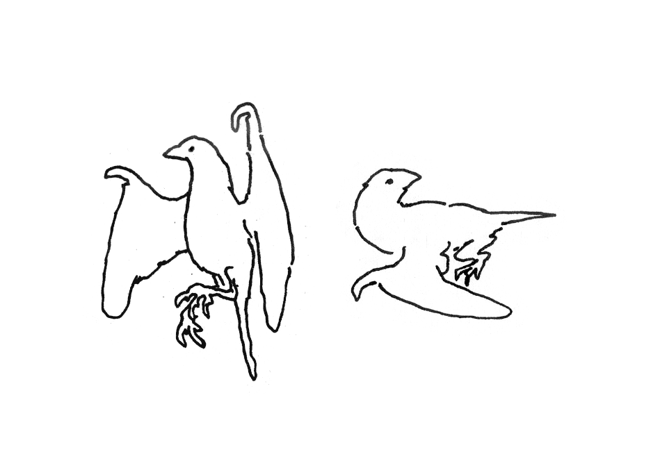 Hanging Dove Wyverns