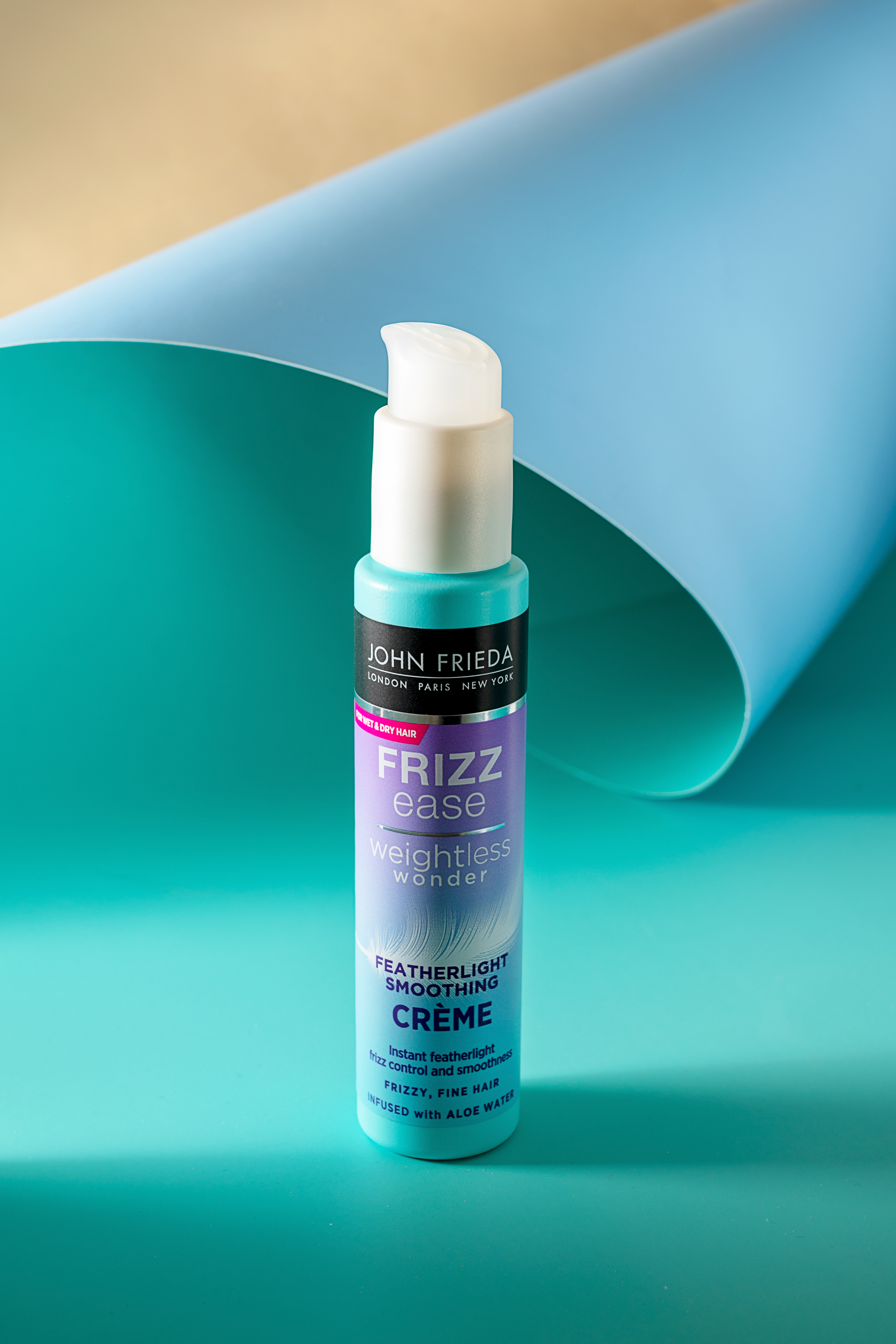 John Frieda Frizz easy creme hair product photo for portfolio