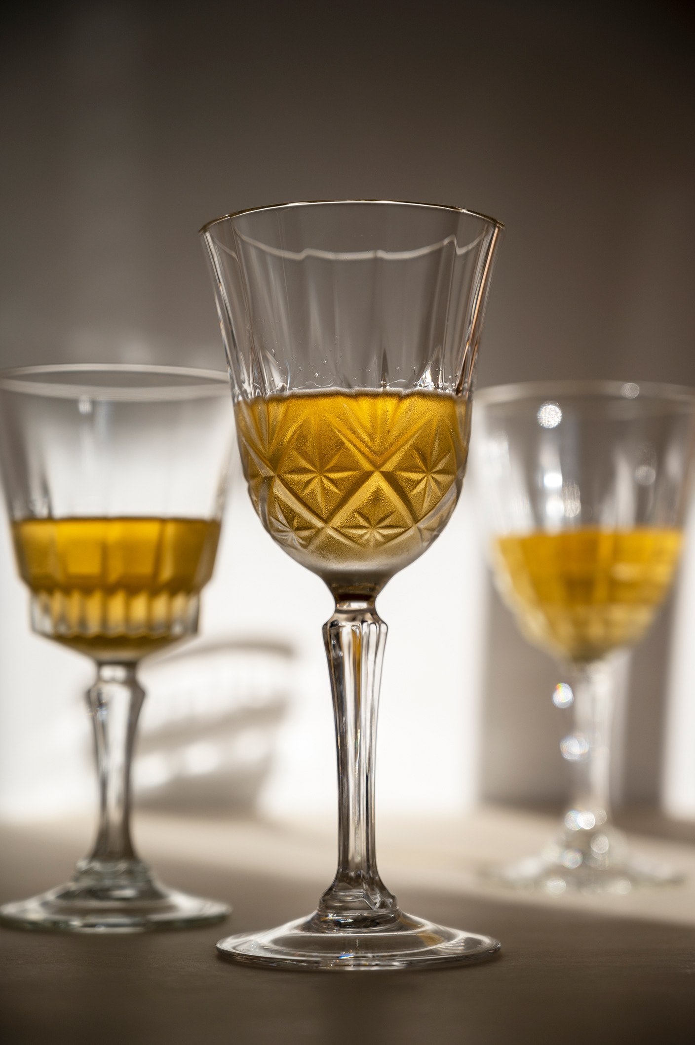 Glassware product photography