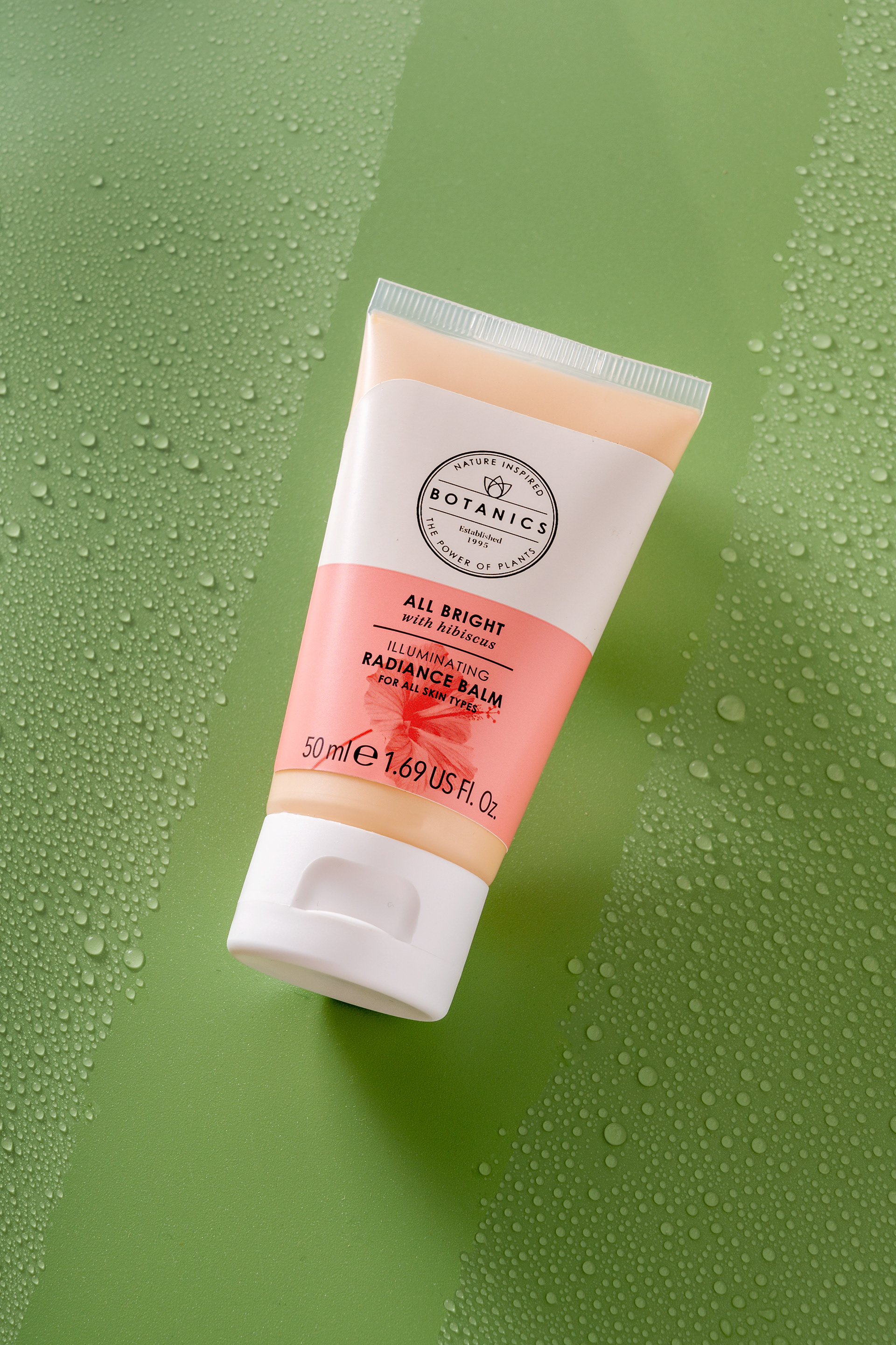 Botanics beauty product photography for portfolio