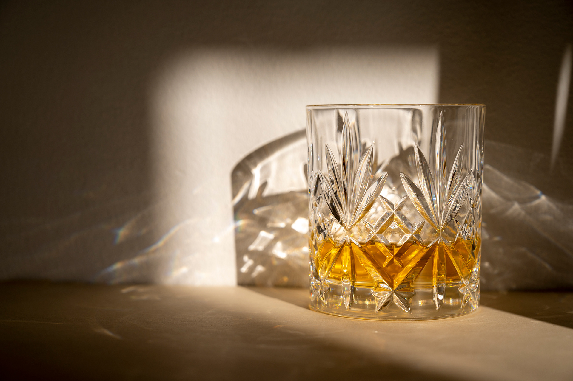 Glassware product photography