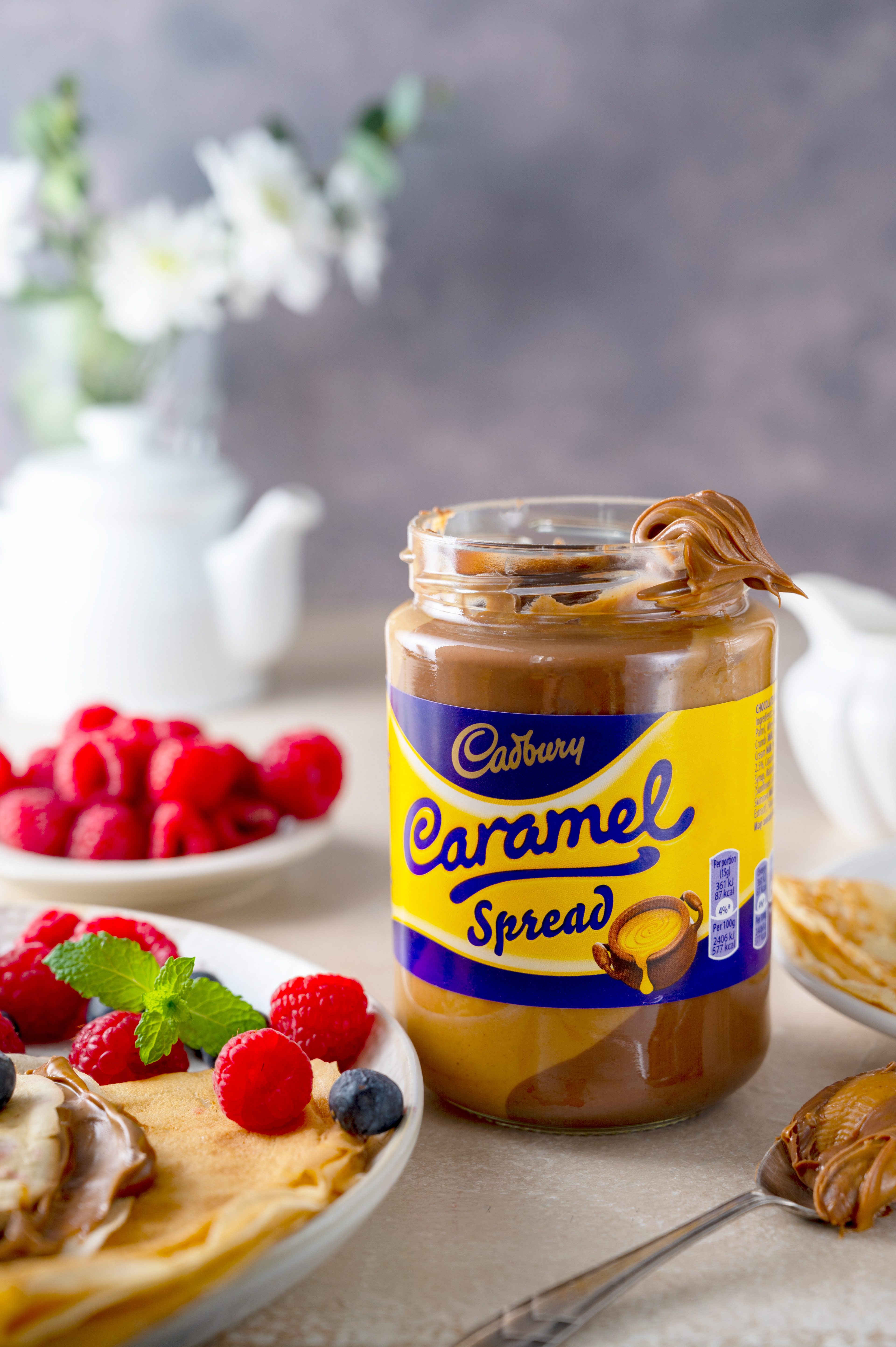 Lifestyle product photography. Cadbury spread photo for portfolio