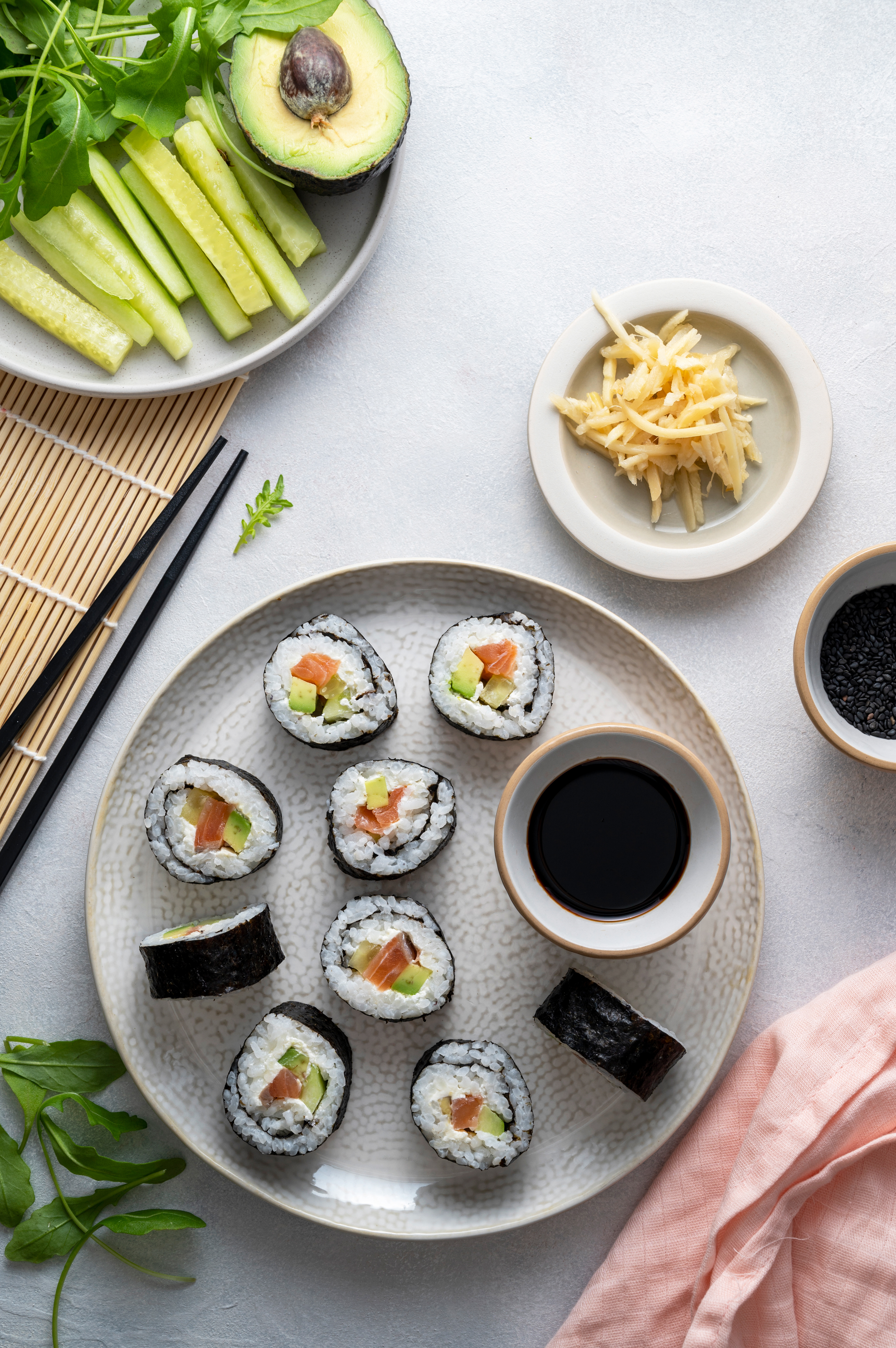 Sushi lifestyle photography by Inga zaiat