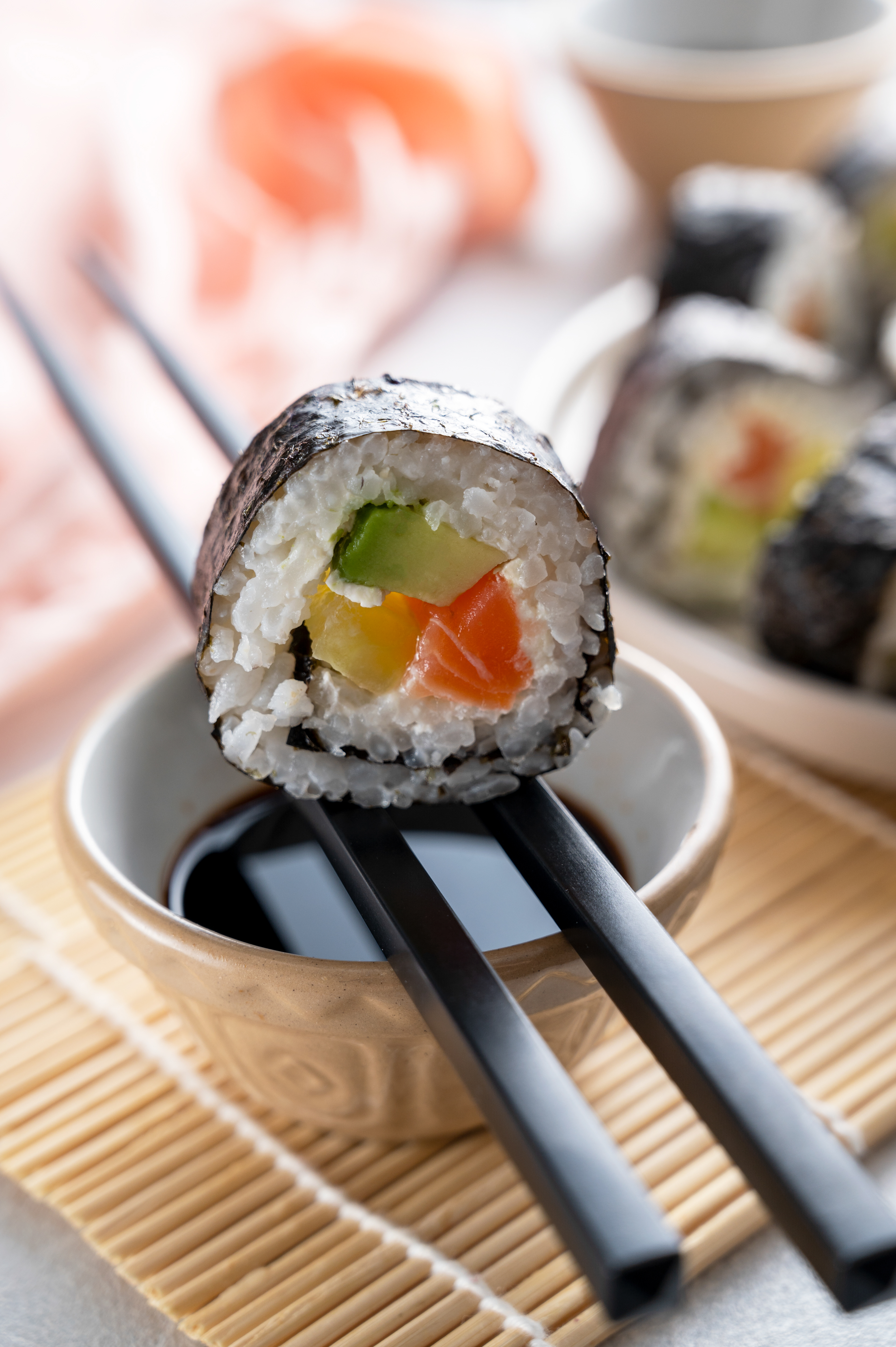 Sushi photography by Inga Zaiat