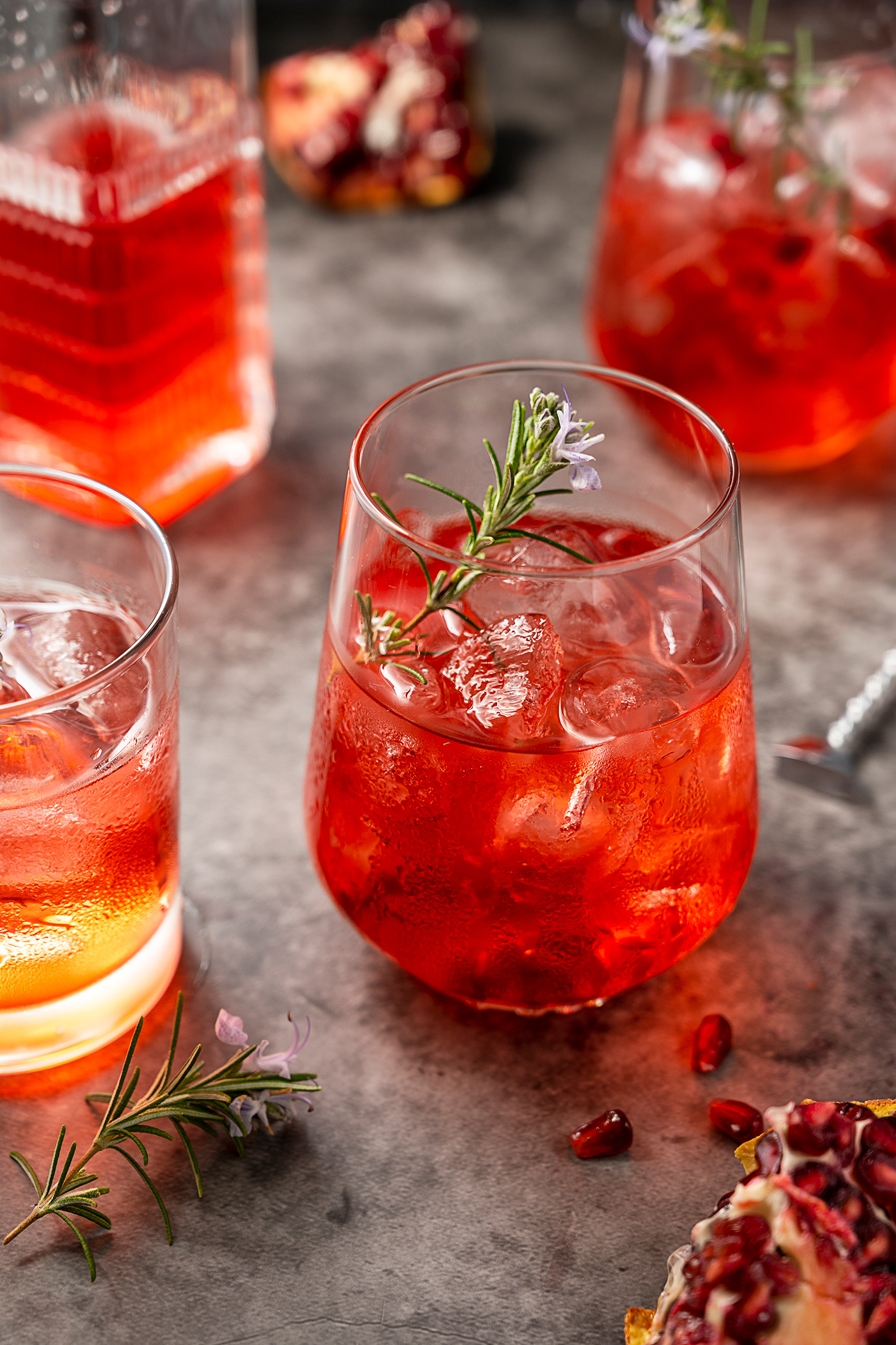 Refreshing strawberry drink photography by Inga Zaiat