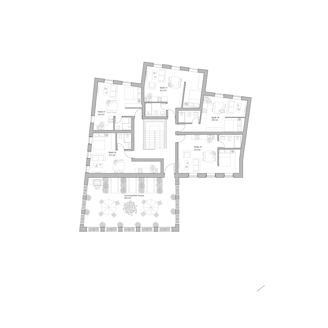 Second/Third Floor Plan