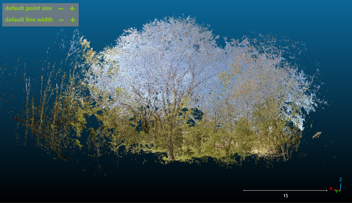 Lidar Scan in CloudCompare 