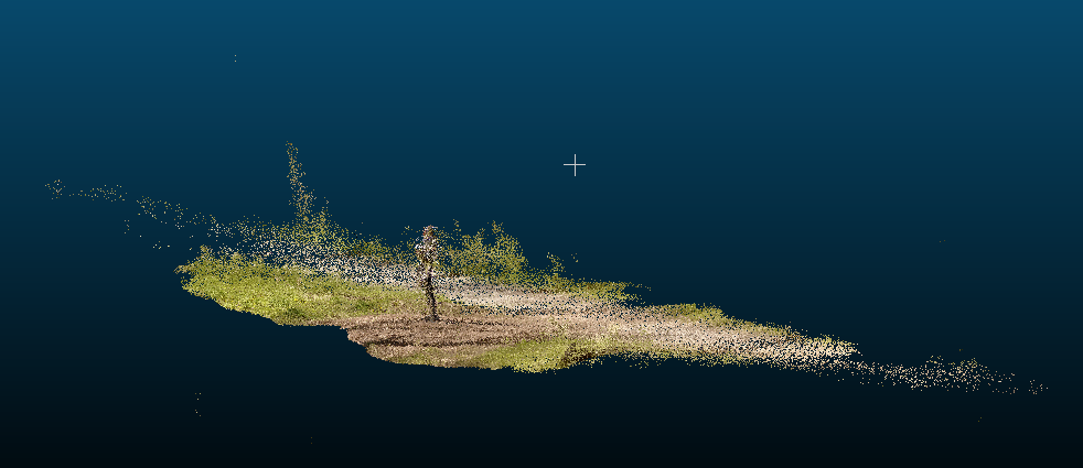 extracting the path captured during scanning