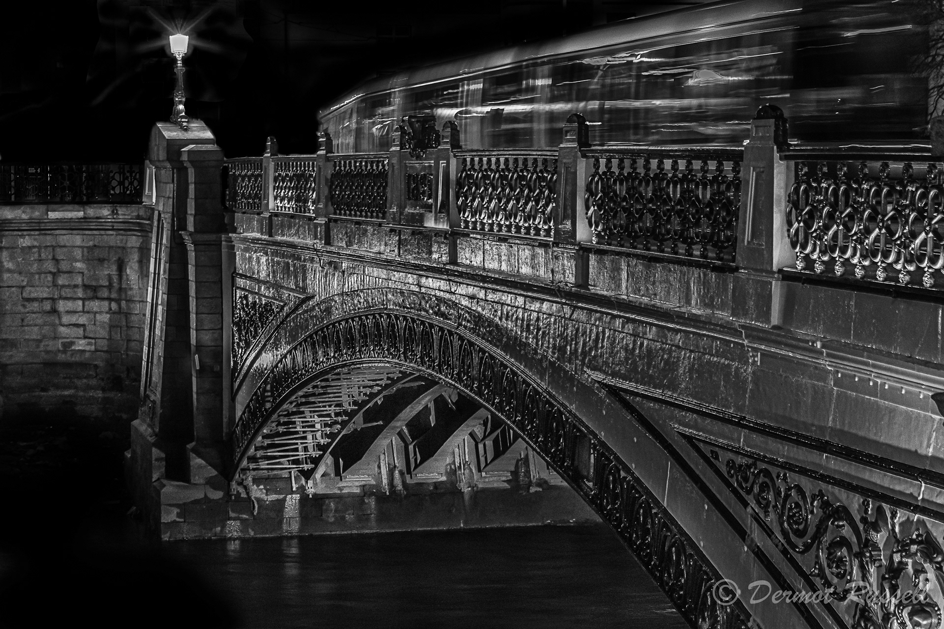 Tram Crossing Hueston Bridge, Dublin