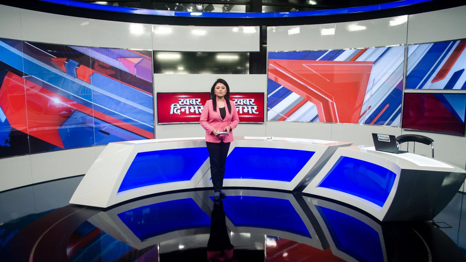 ABP News studio design