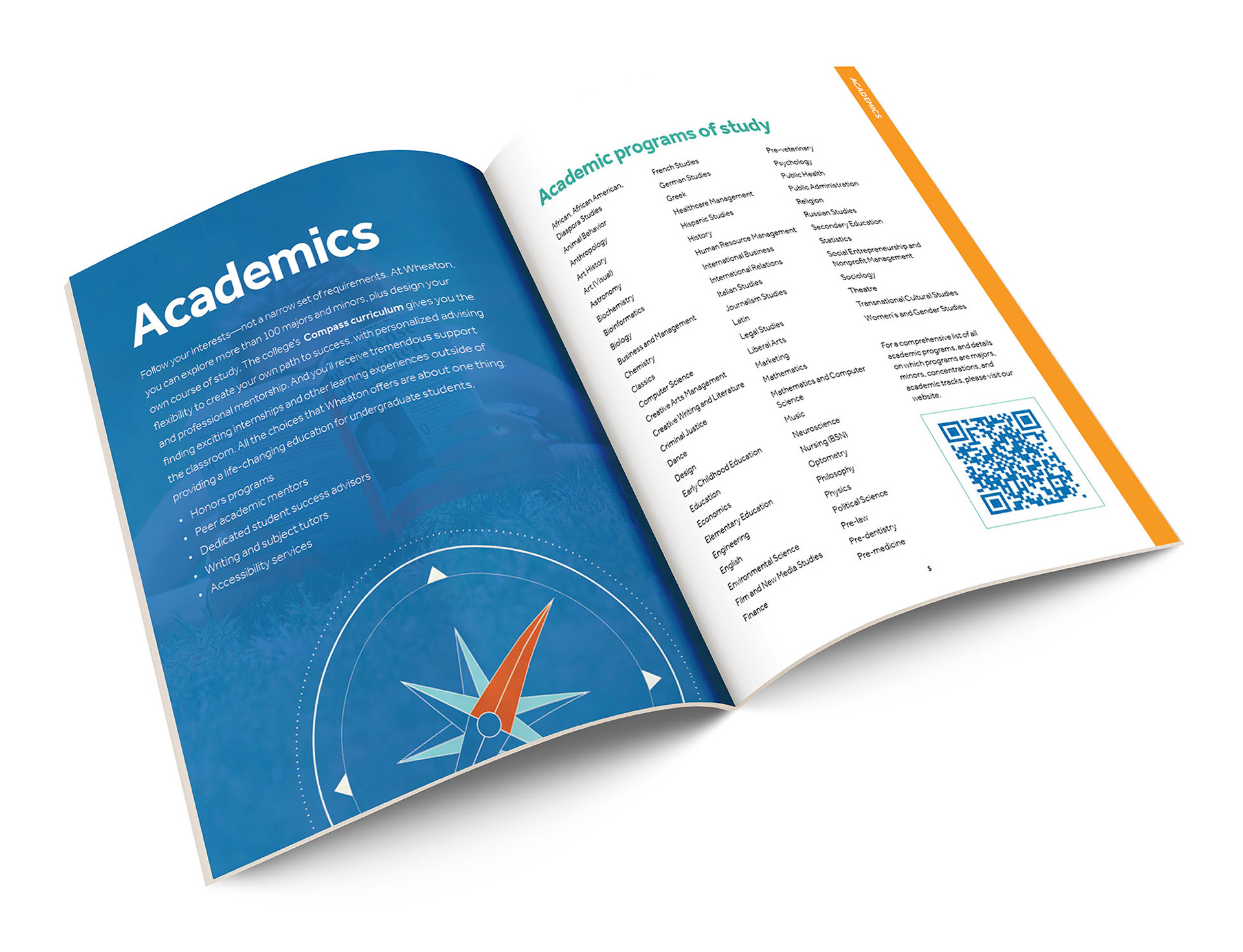 Tabbed Travel brochure