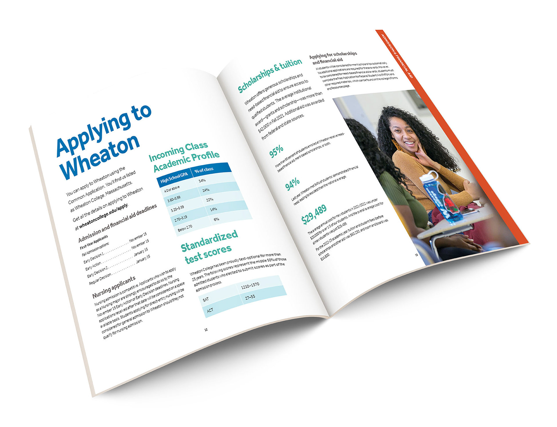 Tabbed Travel brochure