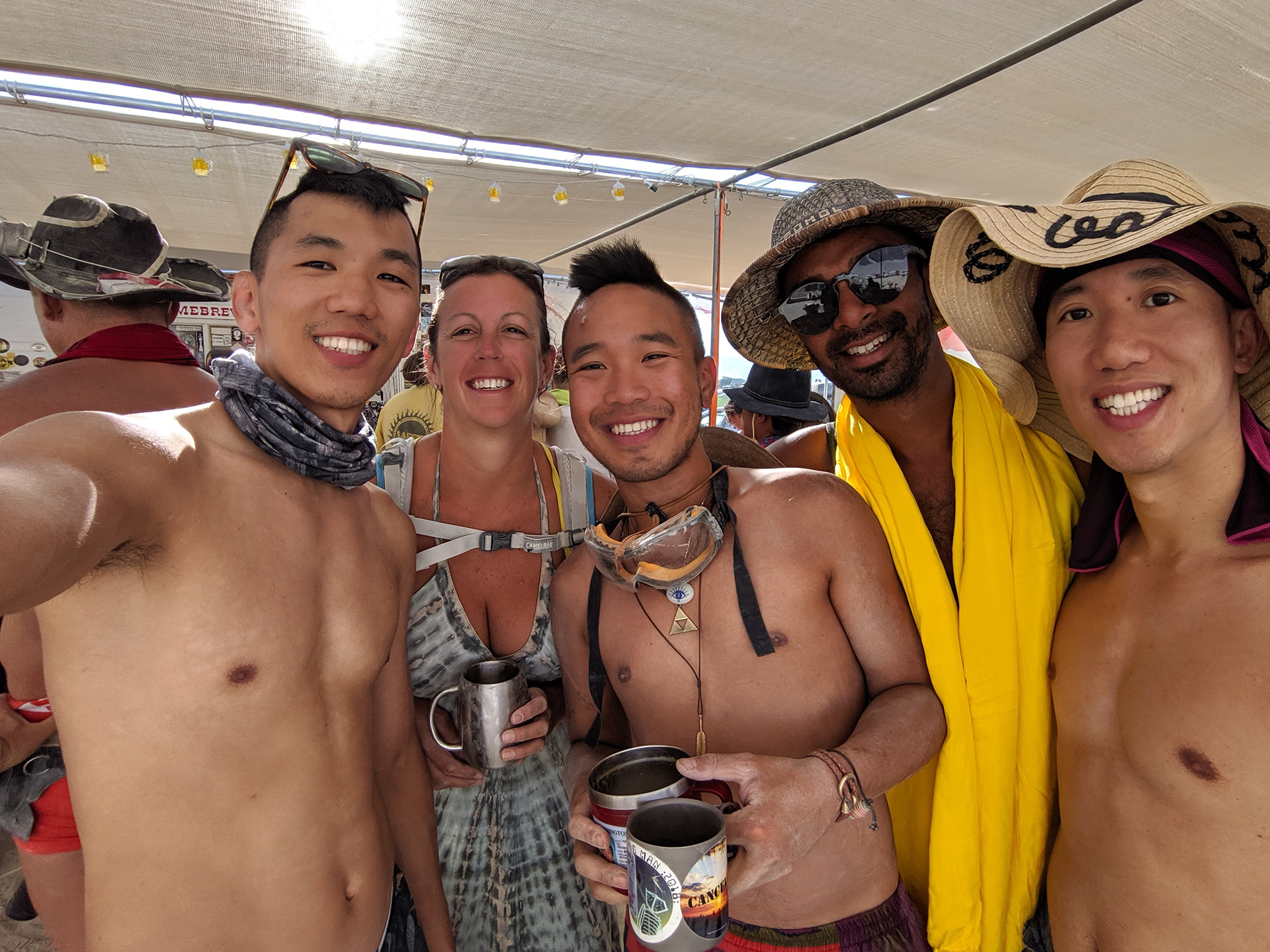 Some camp members