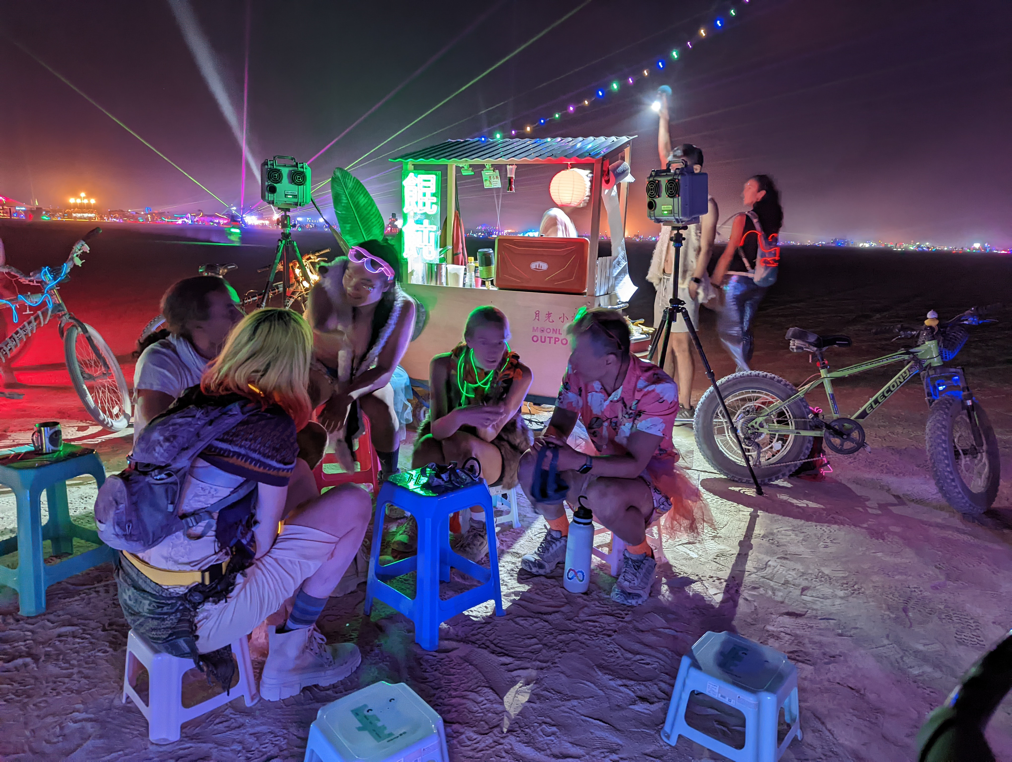 Serving Wontons in Deep Playa