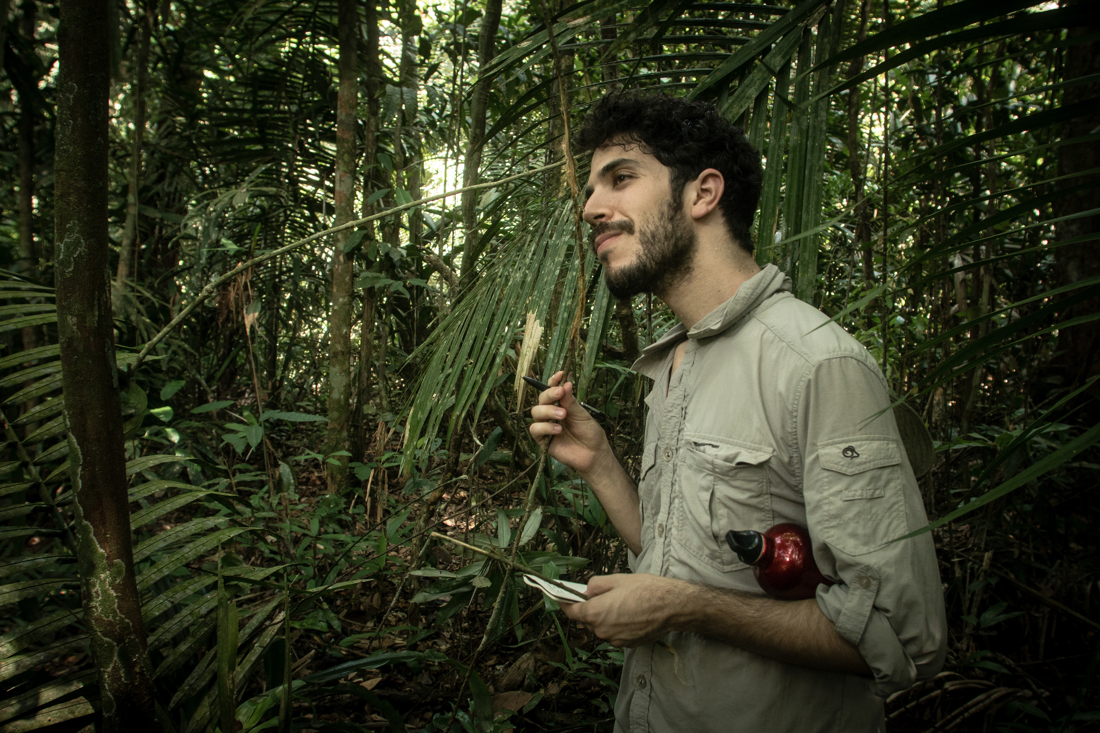 Parfumier Nadjib Achaibou in the Amazon