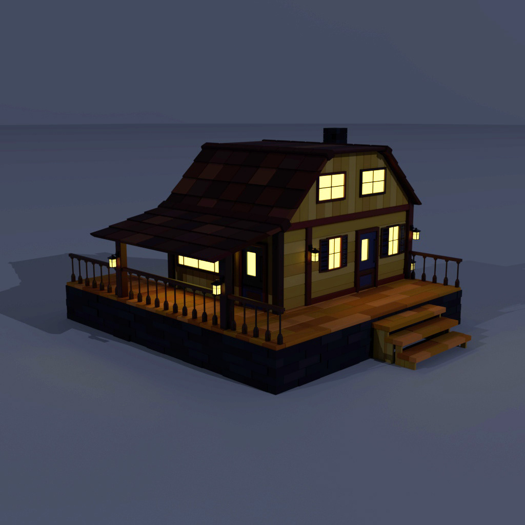 Front View - Night